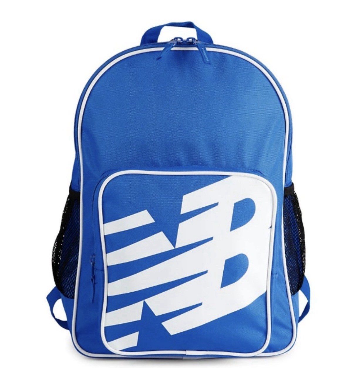 New Balance Backpack Classic Logo Laptop School Travel Training Gym Bag Blue