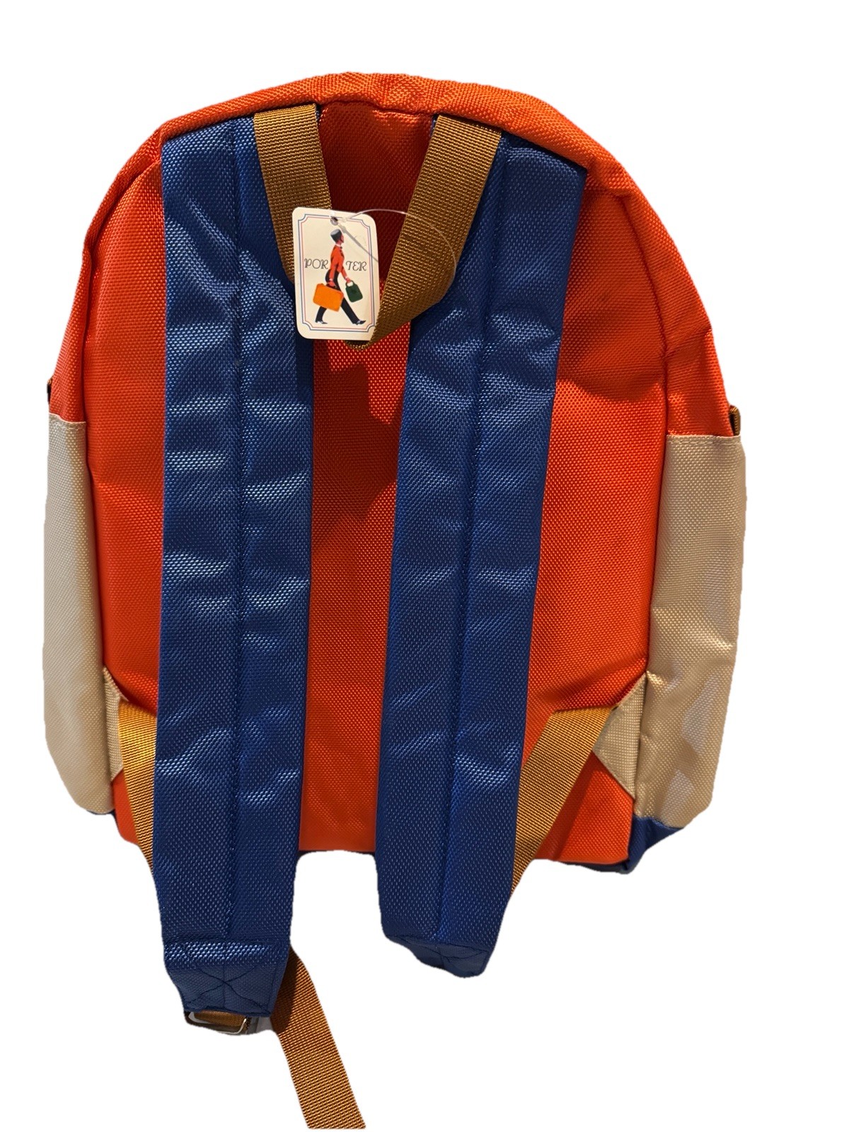 Head Porter Final Collection SS19 Colorblock Daypack Orange/Blue Made In Japan