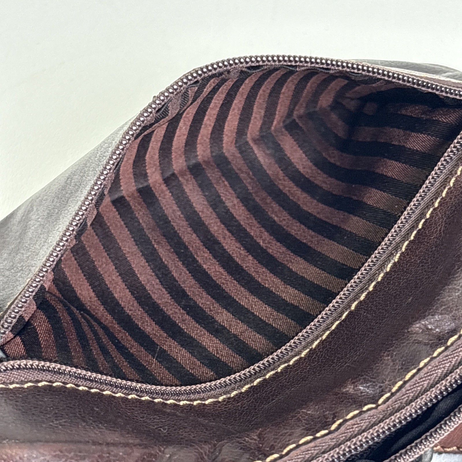 Jack Georges Voyager Brown Buffalo Fine Leather Belt Bag #7109 UNISEX