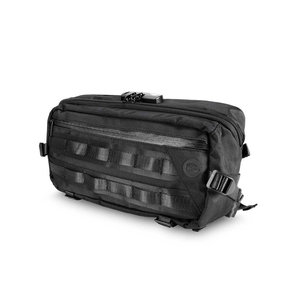 Skunk Sling M Smell Odor Weather Proof Stash Bag Carbon Lining – BLACK