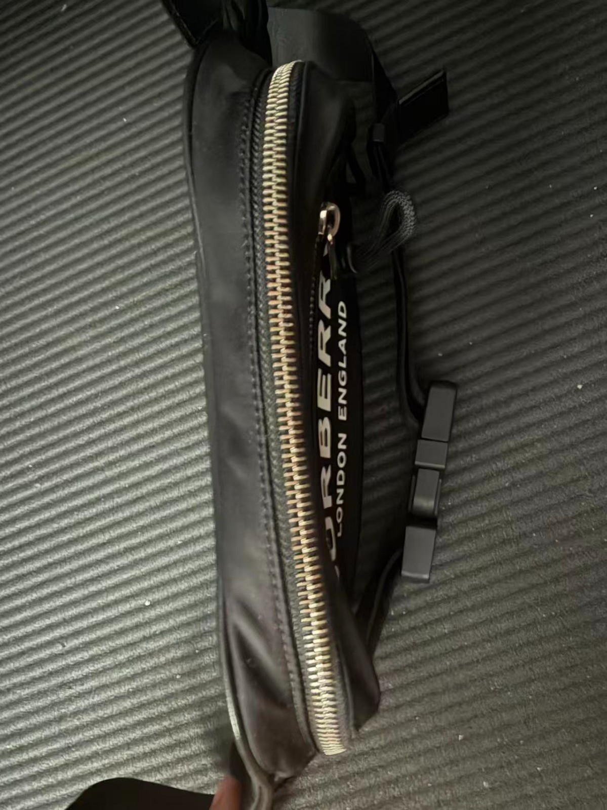 Burberry London Logo Print Nylon Bum Bag (Shoulder Bag, Body Bag)