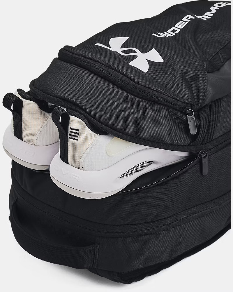 Under Armour UA Hustle 6.0 Backpack 29L Water Resistant Laptop School Gym Travel