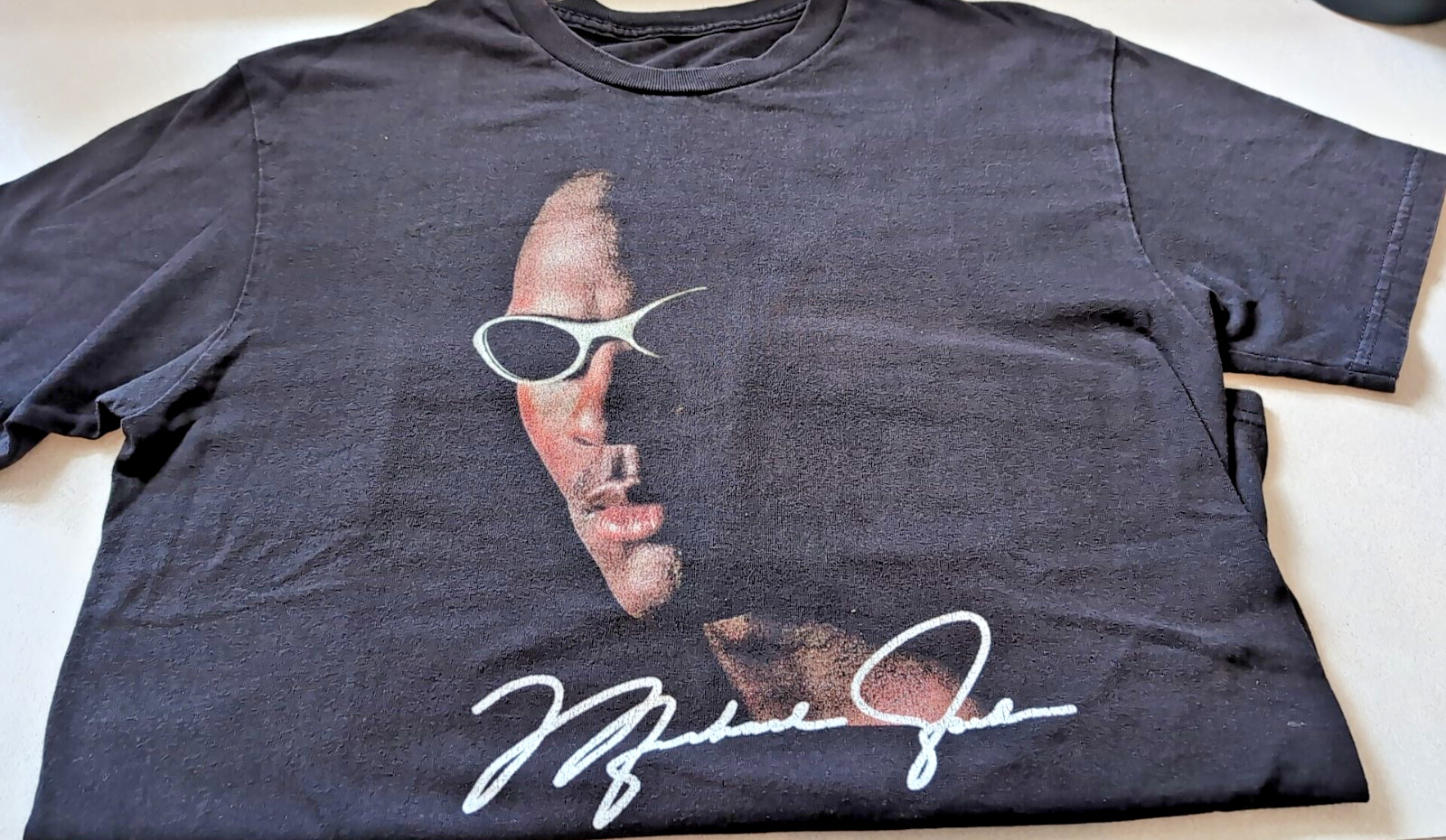 OAKLEY Michael Jordan Eye Jacket 1.0 Black Tee Shirt Heavyweight Iridium Vs Air