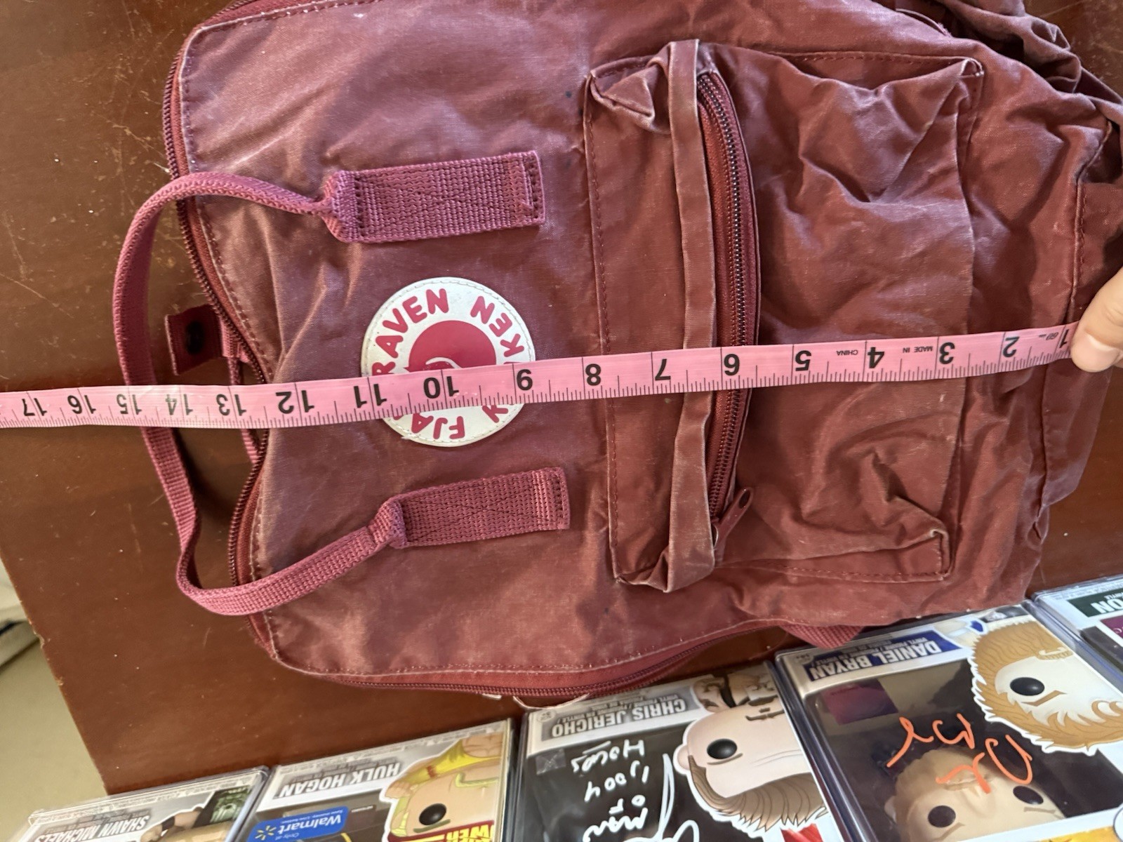 Heavily Worn – Fjallraven Kanken Medium Backpack – Red