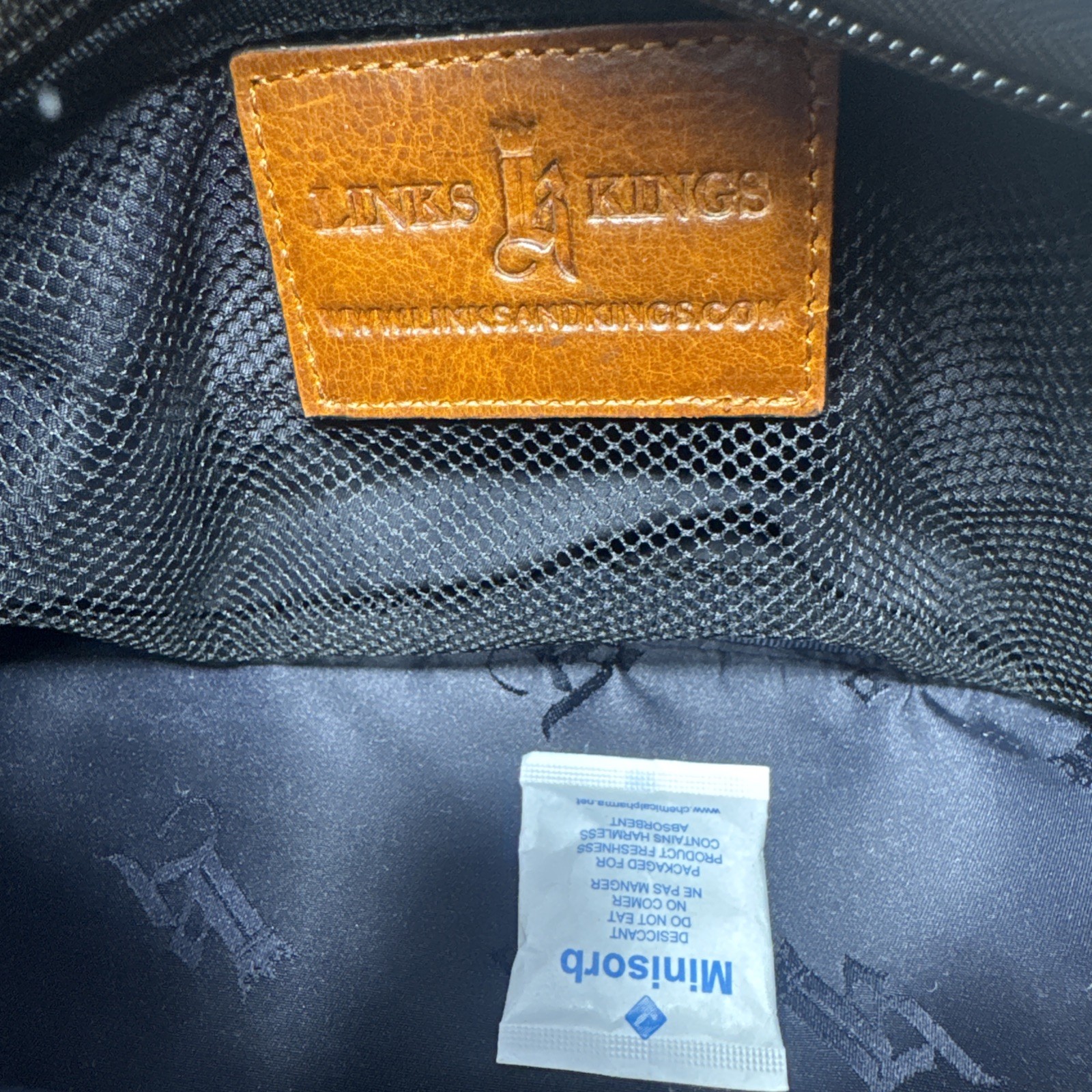 Links & Kings Sundance Travel Kit NWT Brown Premium Leather Some Minor Wear Read
