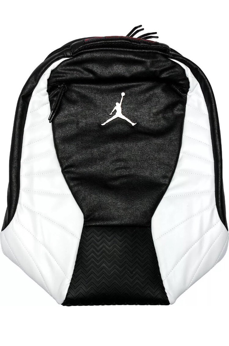 Nike Air Jordan Retro 12 XII Playoff Taxi Backpack Bag Black White OVO Wings CNY