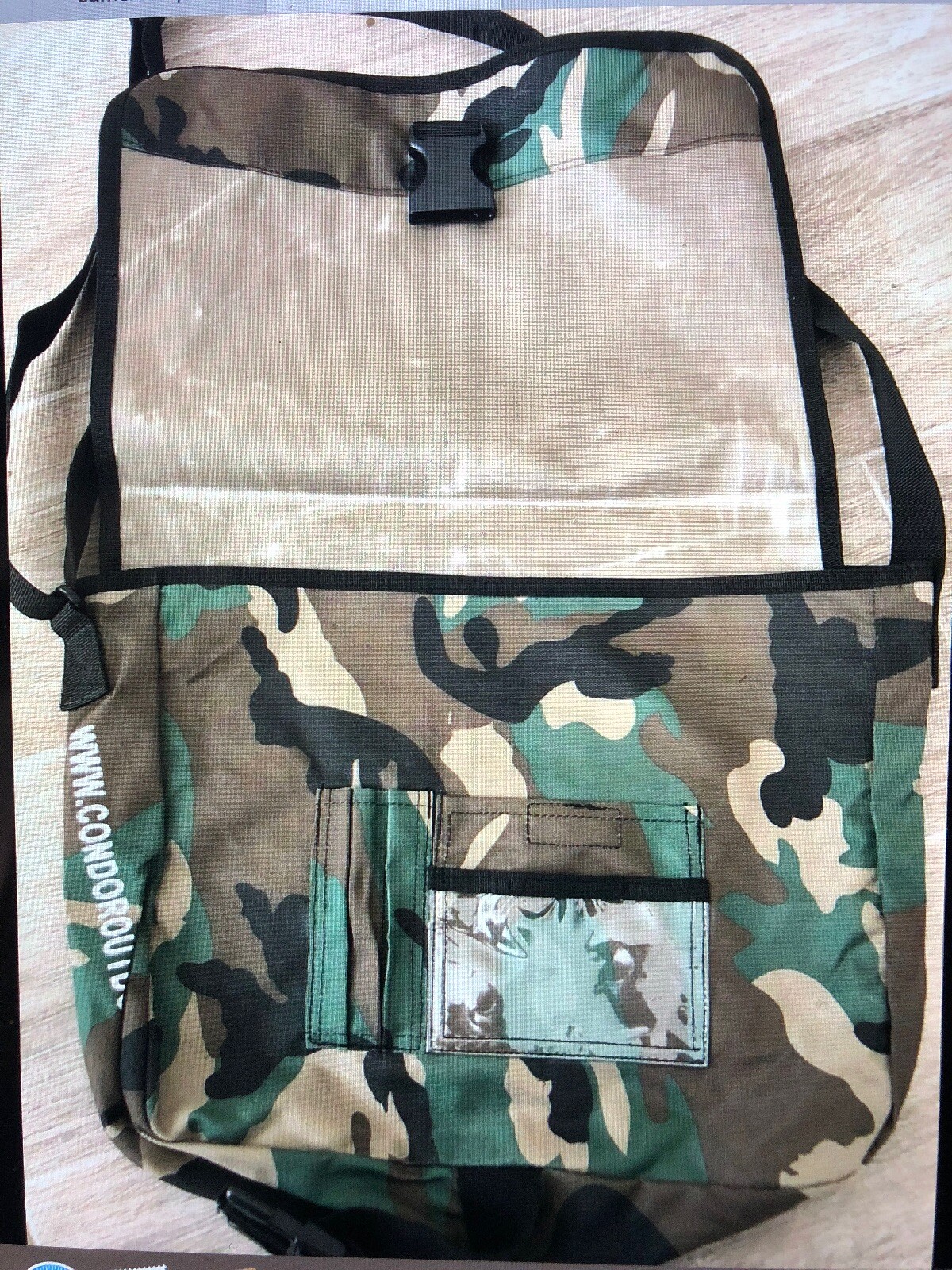 Condor Tactical Messenger Bag Gray aurbam Camo Light Laptop Pack New