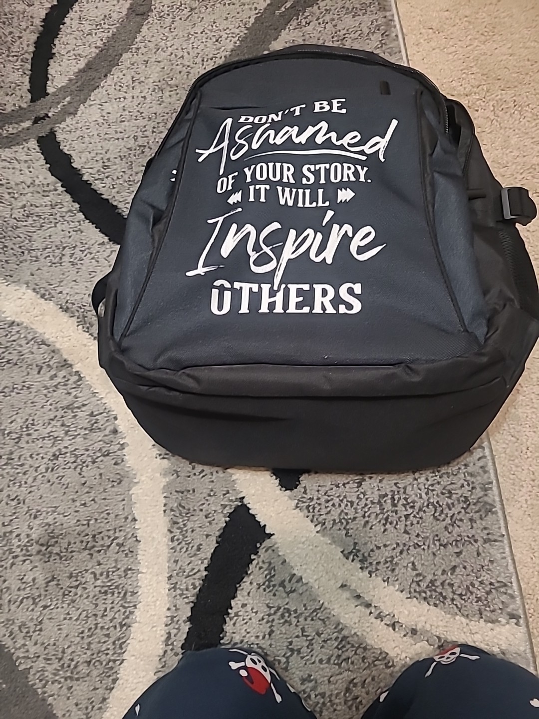 Dont Be Ashamed Sobriety Anniversary Sober AA NA Recovery Backpack
