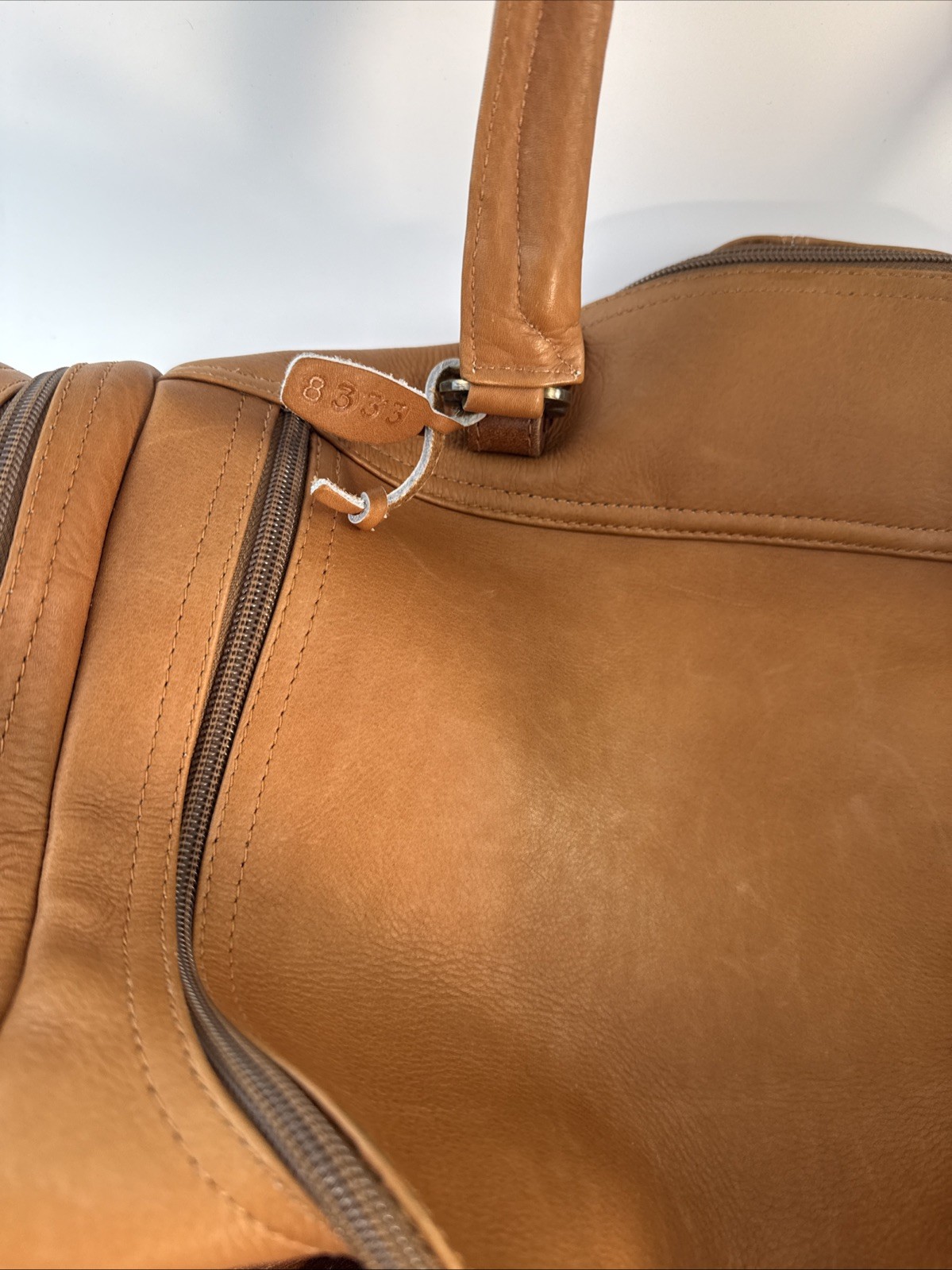 Land Santa Fe Leather Duffel Bag 18”x10”