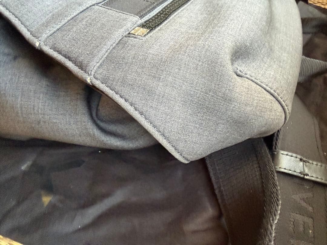 Givenchy Authentic Backpack Shoulder Bag Waist Messenger Bag Gray Logo Zipper