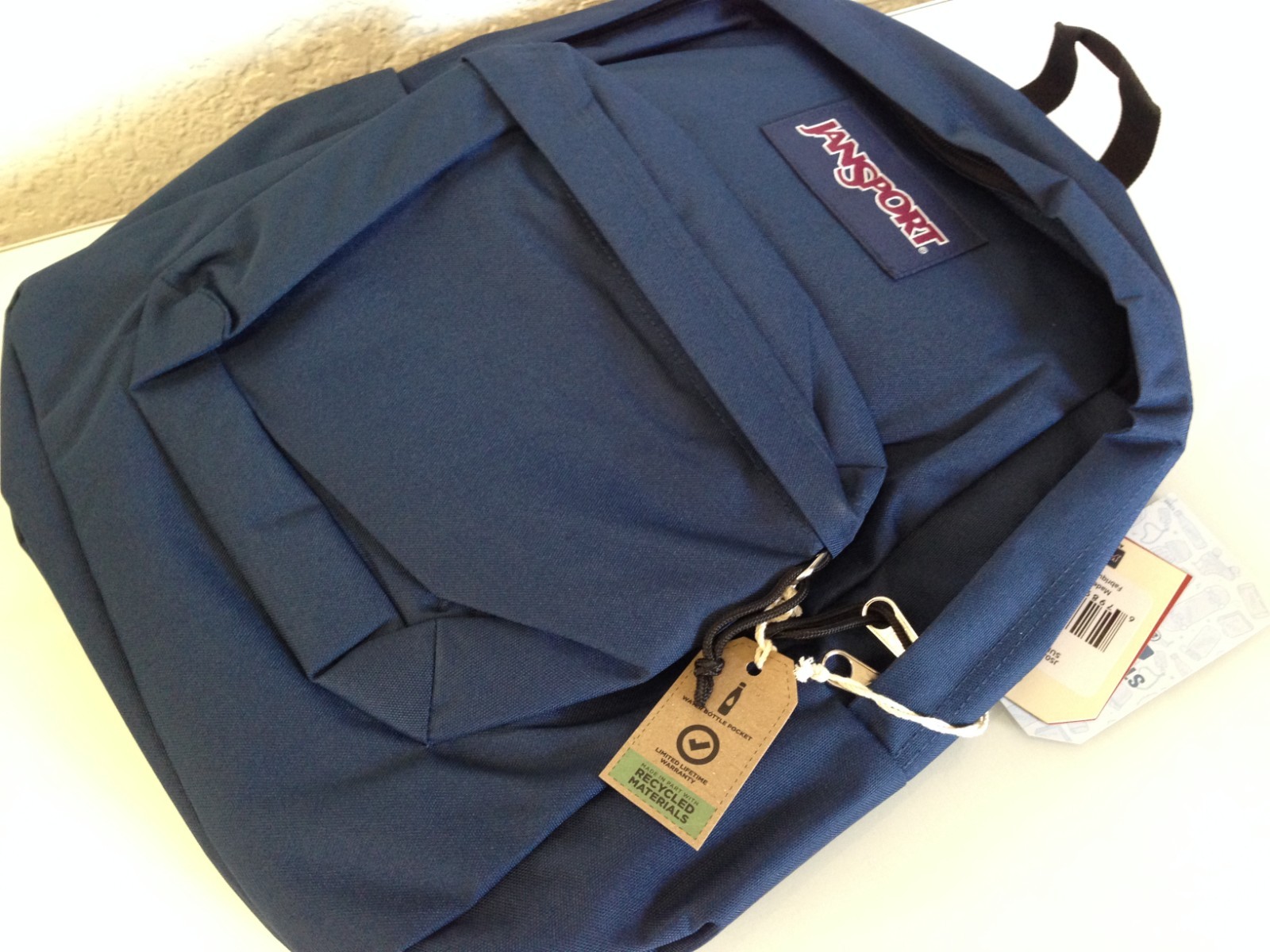 JanSport SuperBreak Backpack 26L – Navy Blue