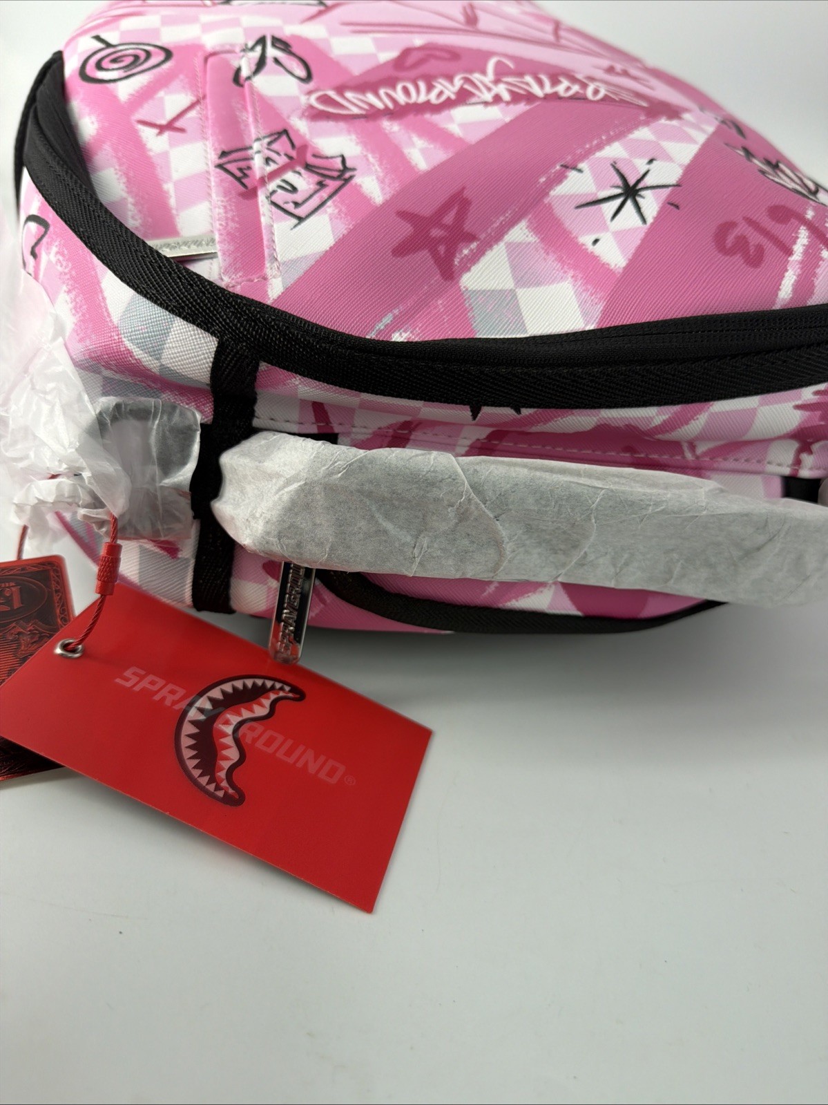 sprayground backpack limited edition B8672 -$95.00 Pink Leather Size 27x12x4 In
