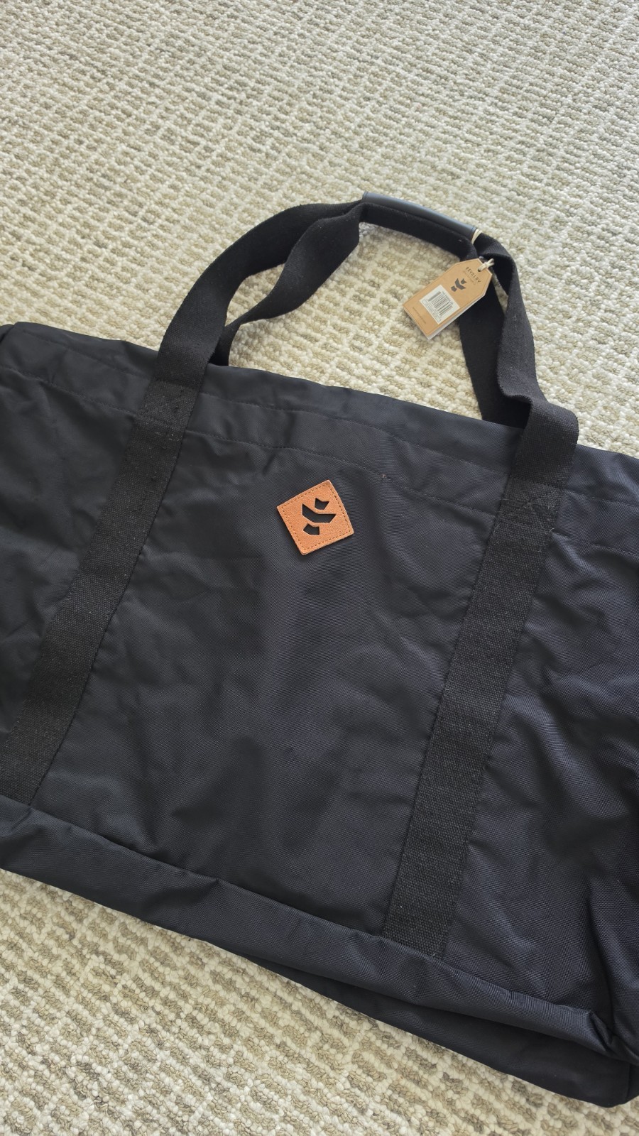 Revelry The Handler – Black, 27 Gallon Large Travel Tote Bag