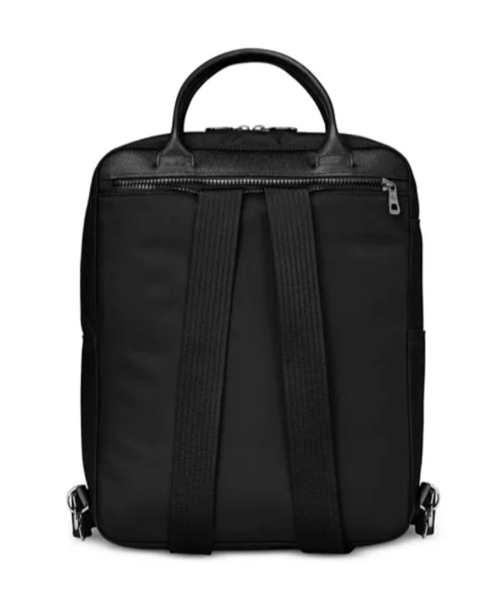 LONGCHARM Le Pliage Energy Nylon Trim Leather Men’s Backpack – Black, RARE
