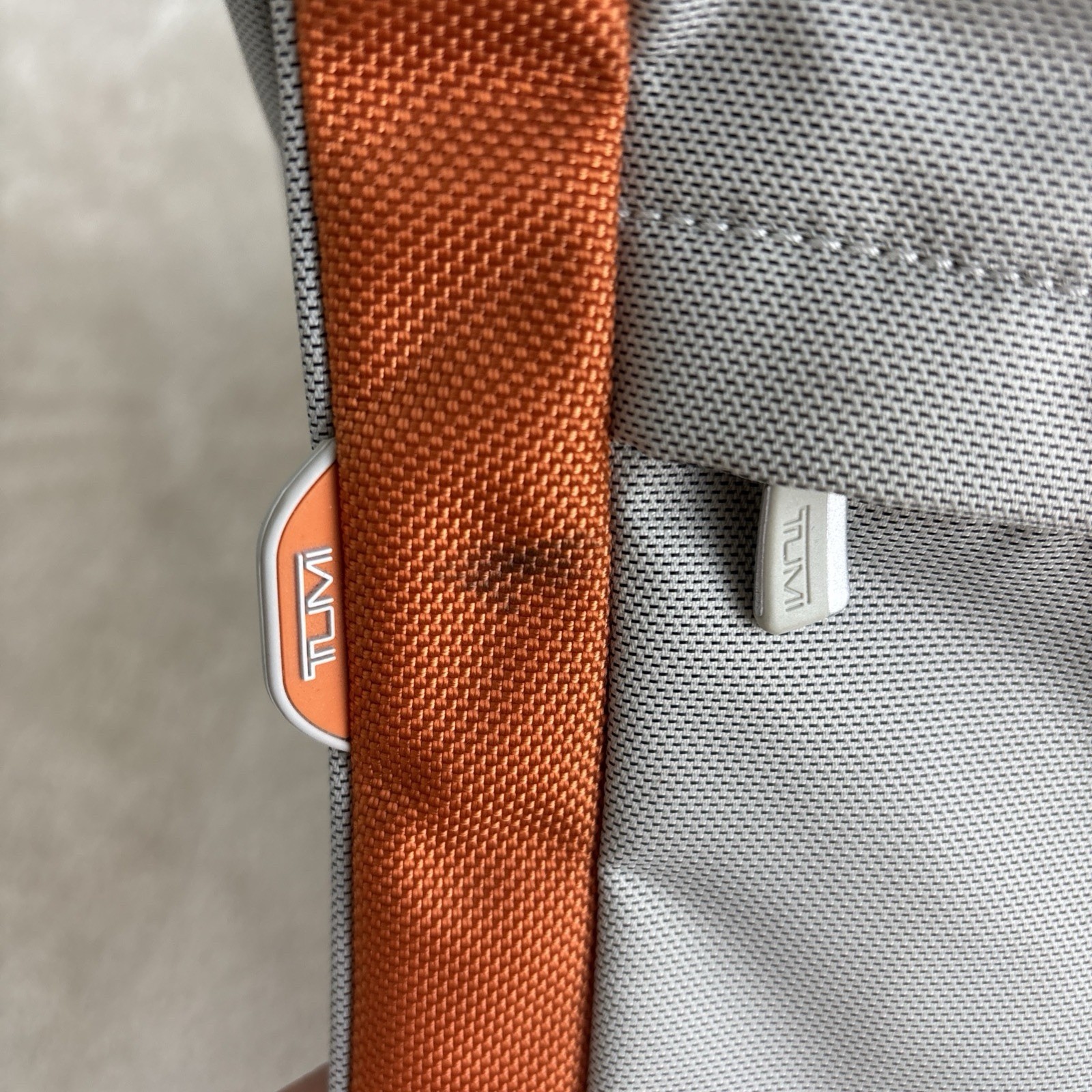 TUMI T-Tech Blue Gray Nylon Messenger Crossbody Travel Bag