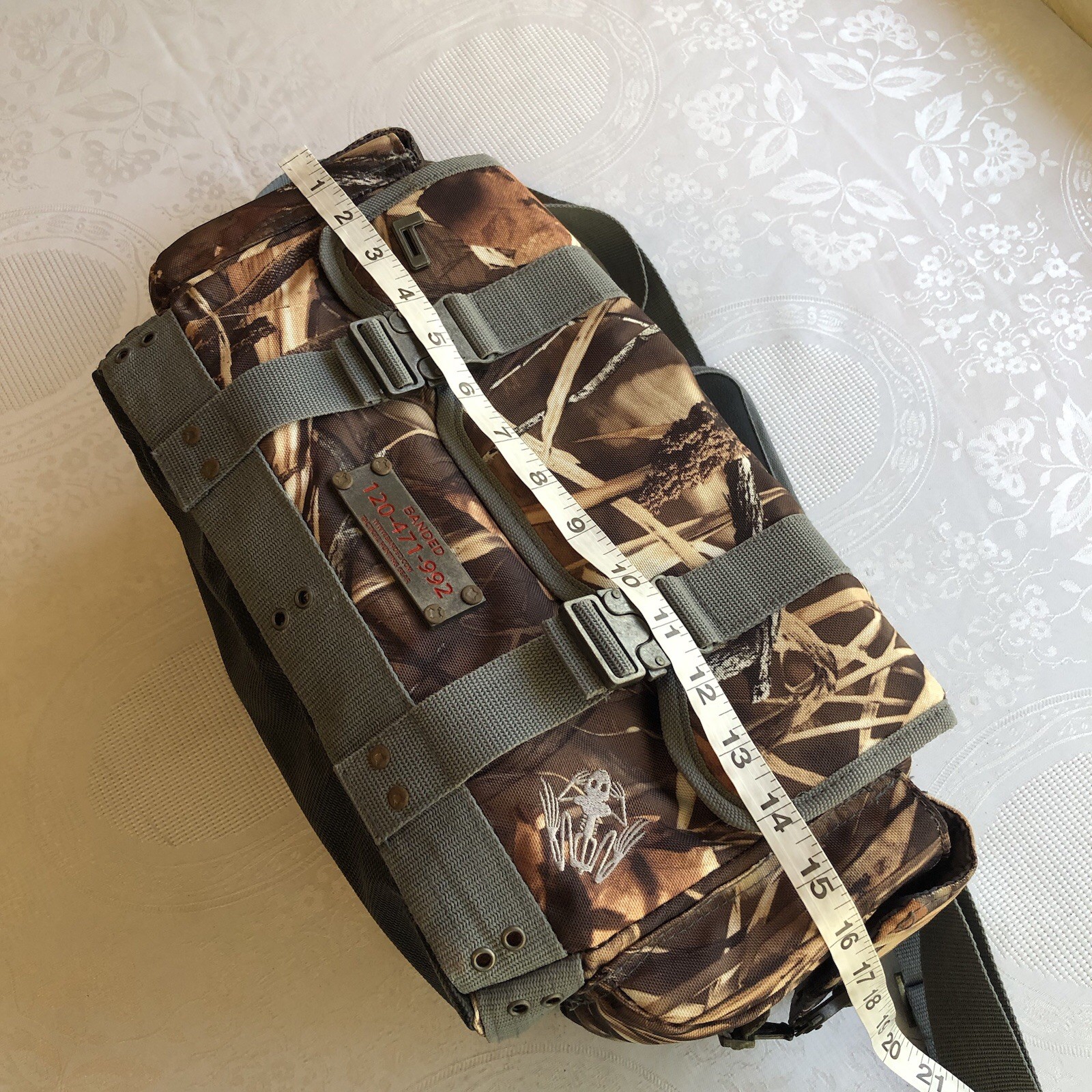 Banded Hammer Floating Blind Olive Green/Tan Camo Duffle Bag Straps NWT Hunting