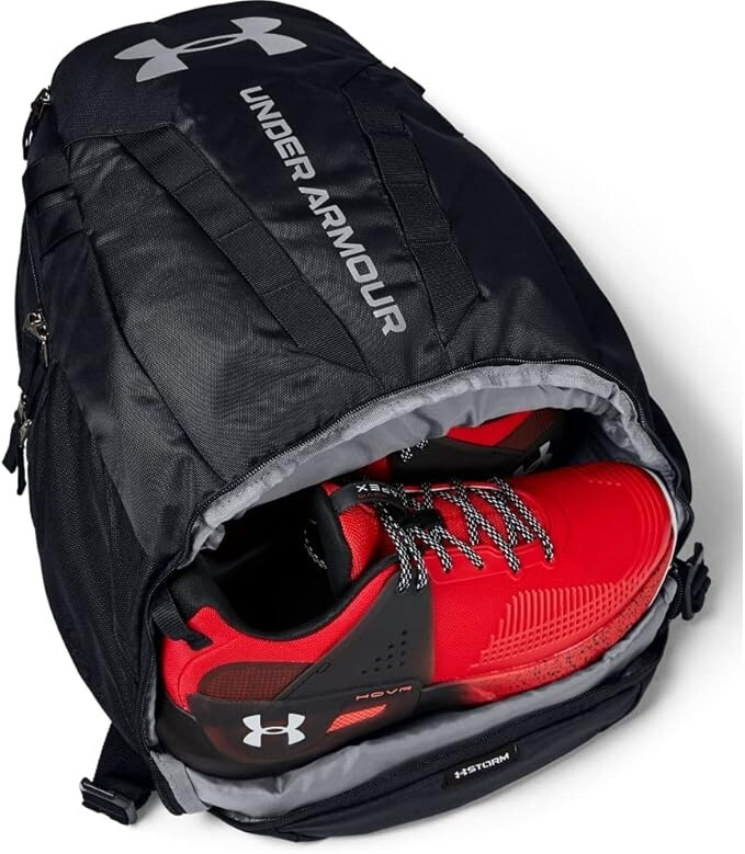 Under Armour Hustle 5.0 Storm Backpack 1361176 School Laptop UA Book Bag