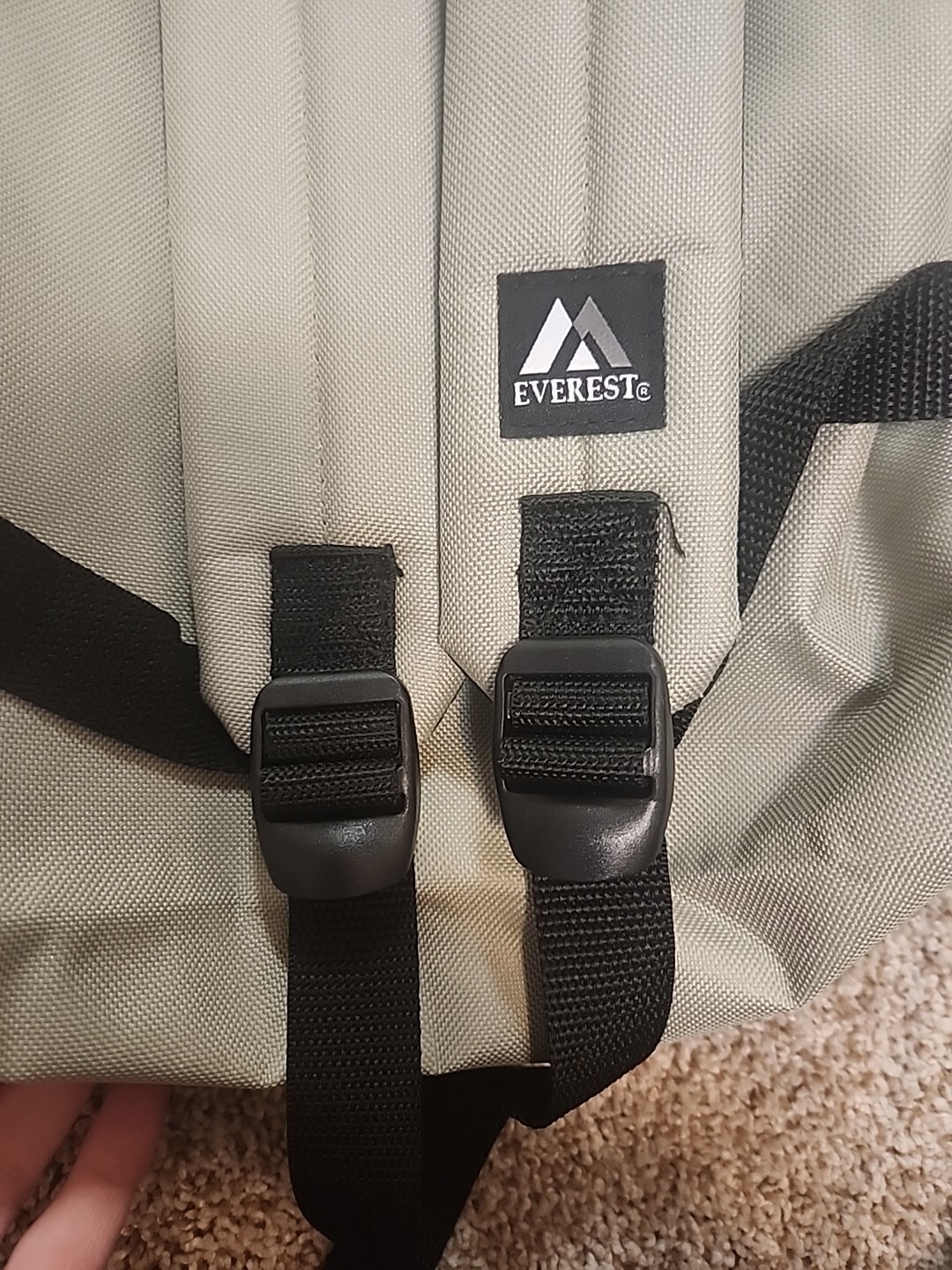 Classic Basic Small Student Backpack Bag Sage Green Color