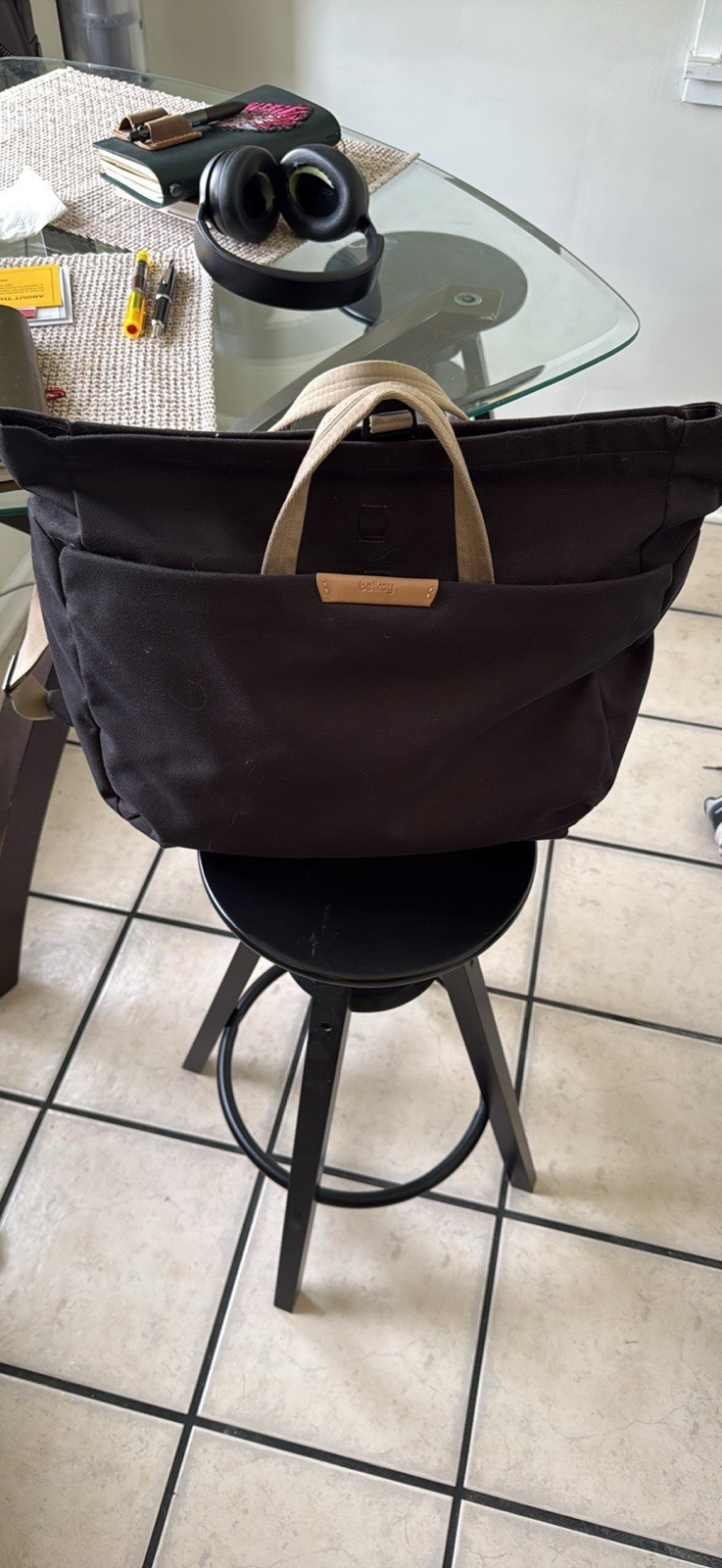 Bellroy System Slate Messenger Office Shoulder Travel Bag 16L Fits 16” Laptop.