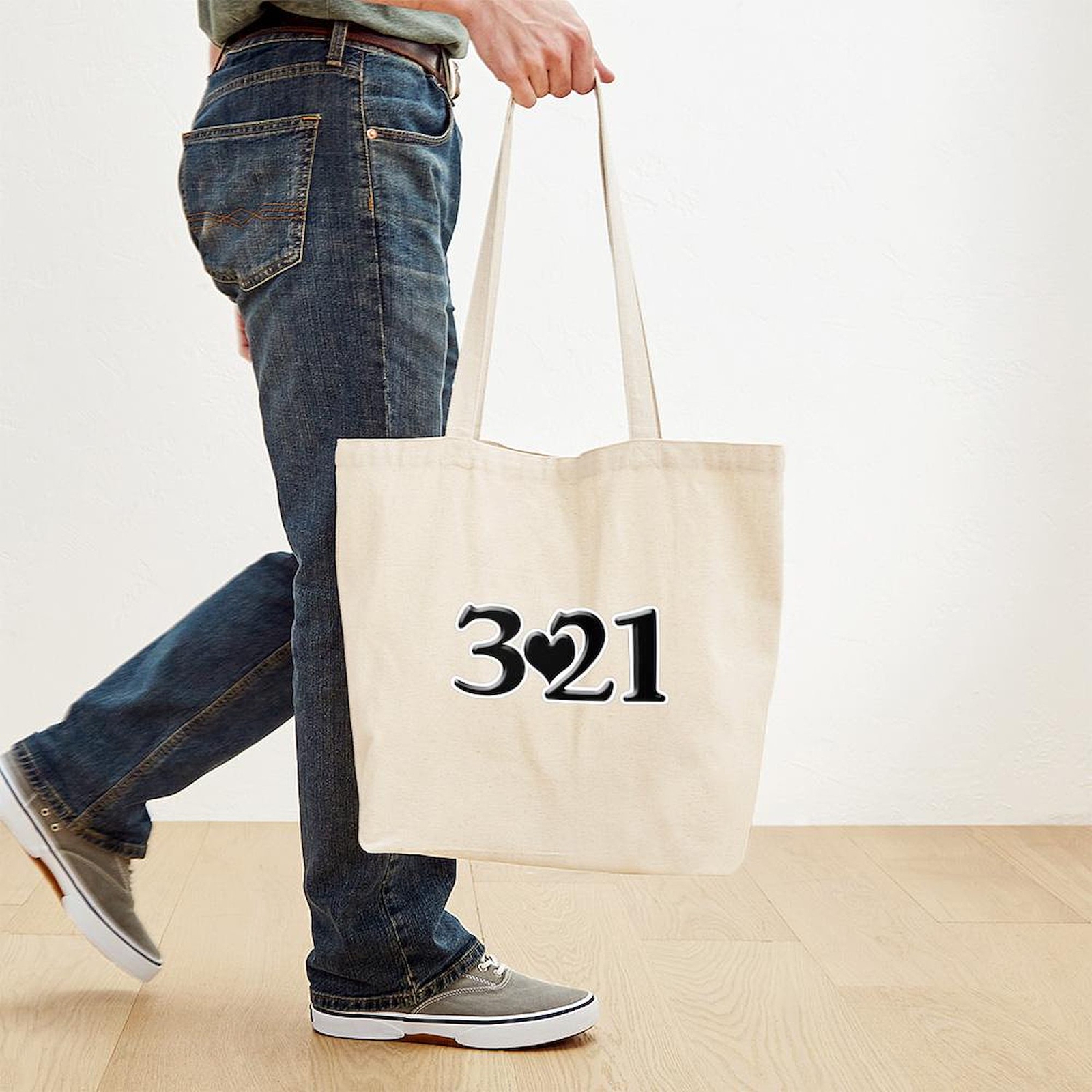 CafePress 321 Down Syndrome Awareness Day Tote Bag (1727016742)