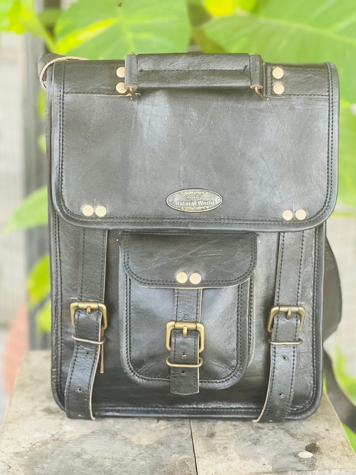Purely Refined Goat Laptop Messenger Complete Bag Leather