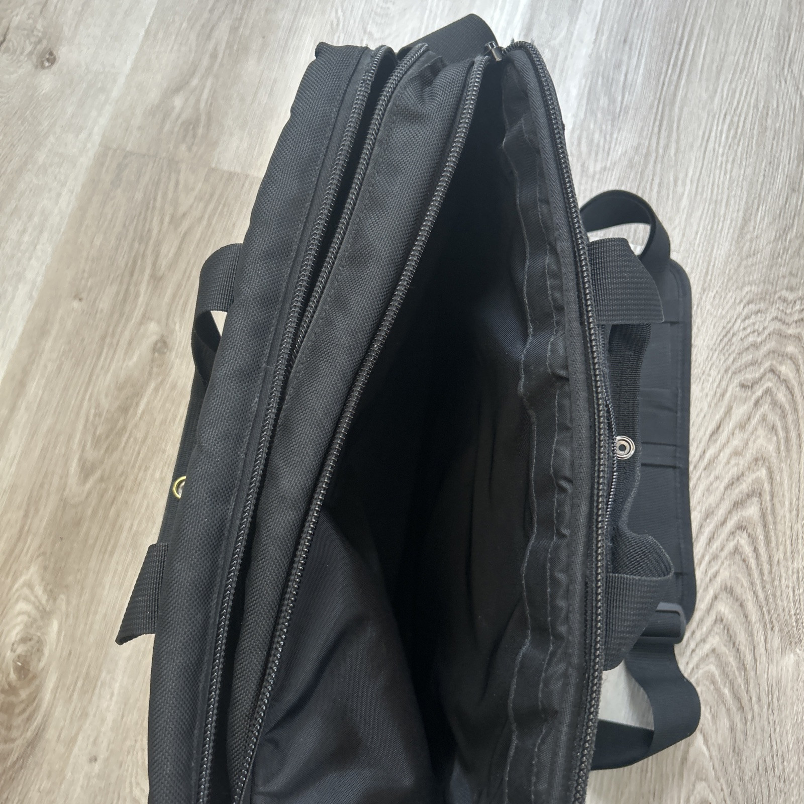 Dsptch Utility Brief Slingpack Shoulder Bag Black 3 Way DWR Laptop Backpack READ