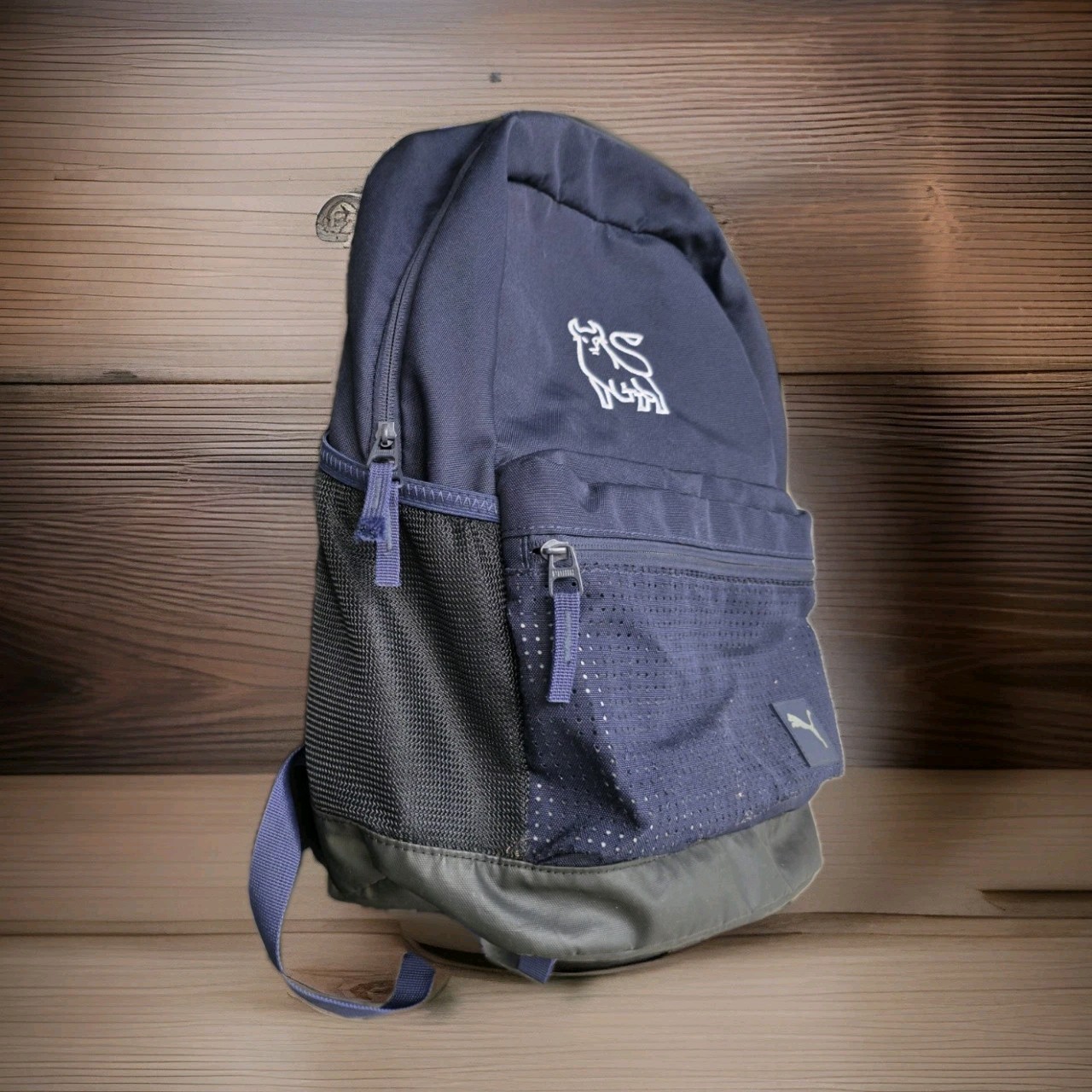 Merrill Lynch Puma Backpack Blue Black Wall Street Finance CS-174-BTS19 EUC