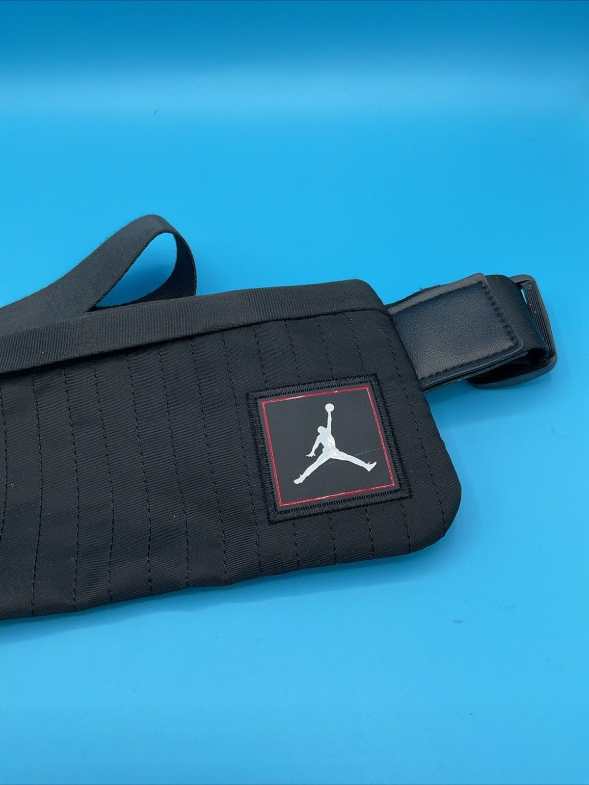 Jordan Monogram Waist Bag (black Crossbody Zipped, Adjustable Strap.EUC