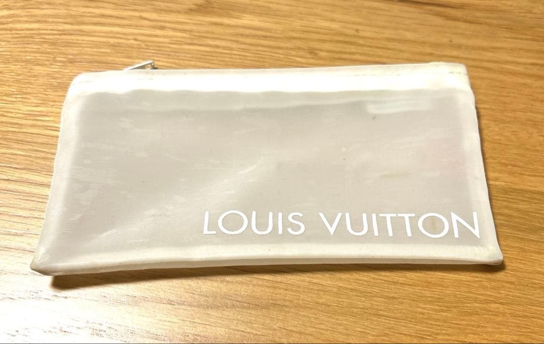 LOUIS VUITTON Pouch 10″ 25cm Black-Brown PVC Silicon Pochette 4 Travel Automotiv