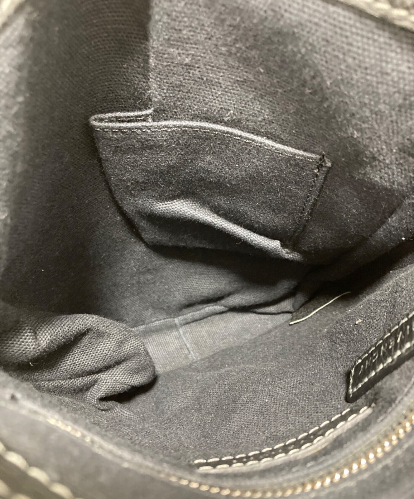 GIVENCHY Authentic Logo Embossed Shoulder Bag Black Crossbody Messenger Bag