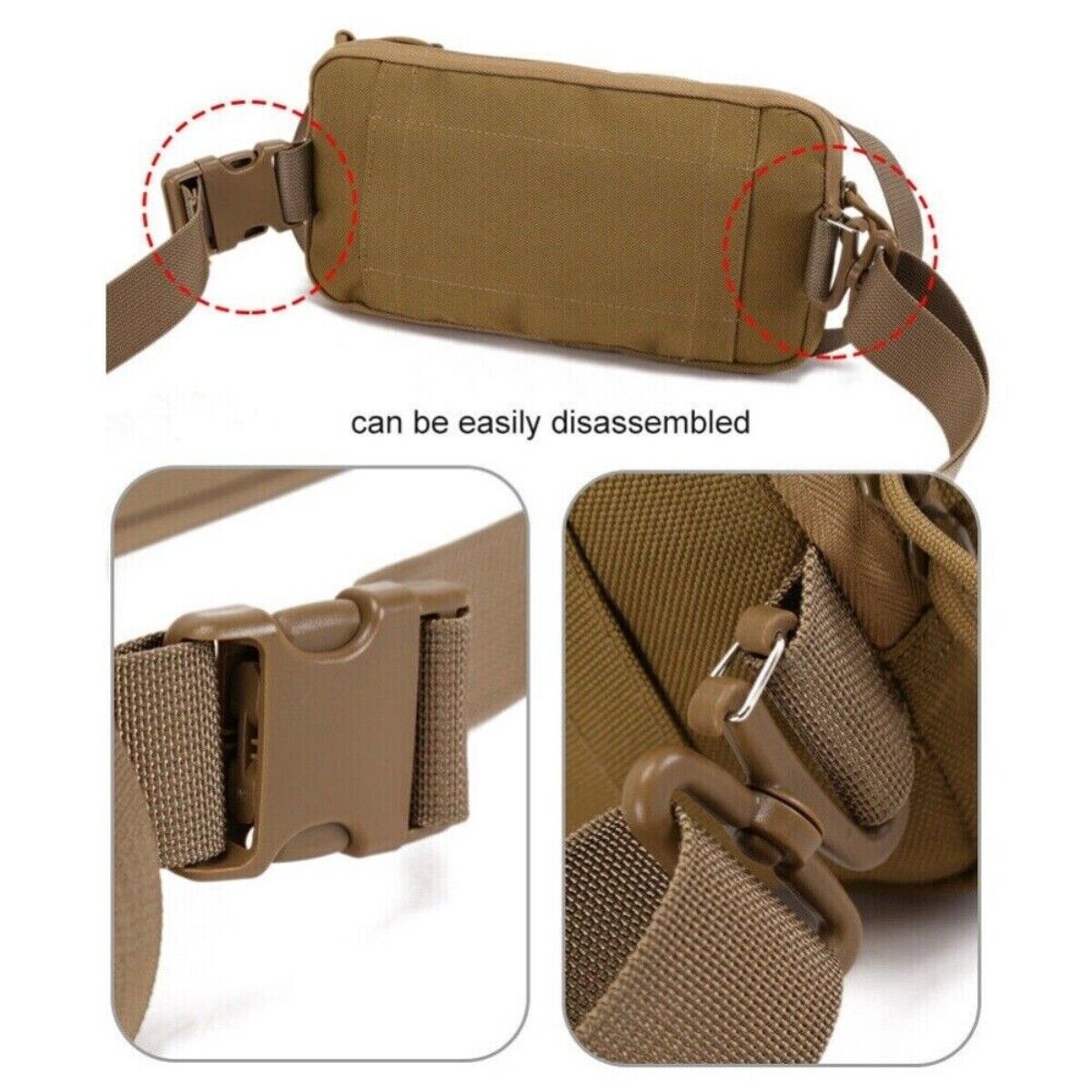 Multi-functional Running Fanny Pack Daily Cycling Mobile Storage Chest Bag