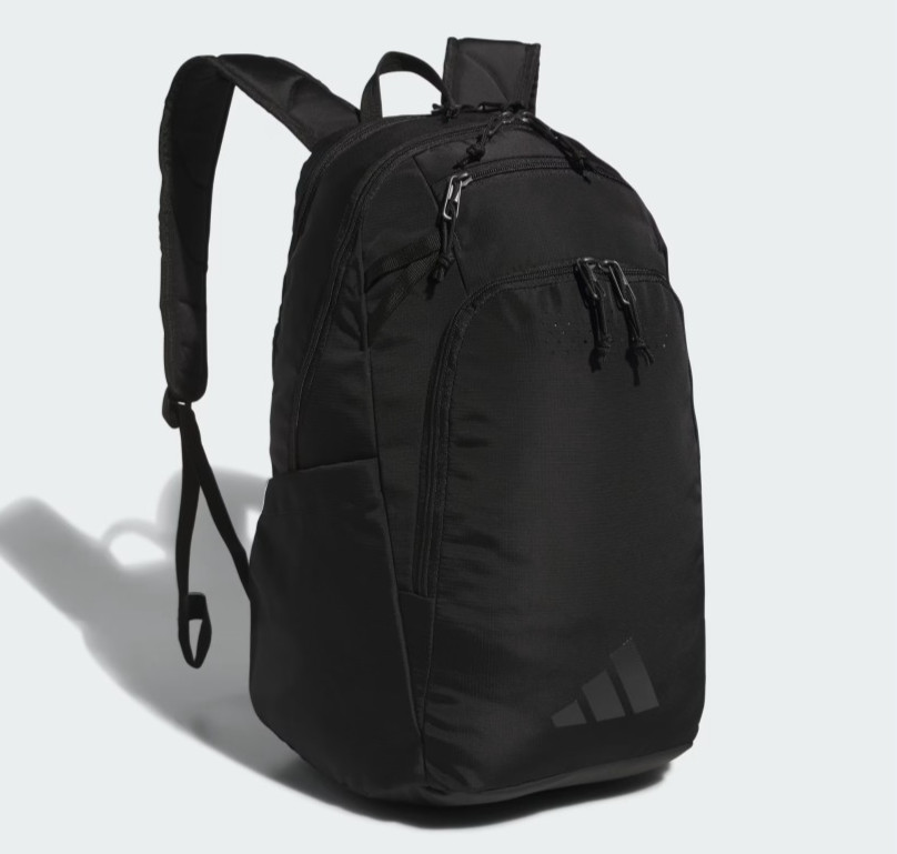 Adidas Black Defender 5 Backpack Laptop Gym School Bag New