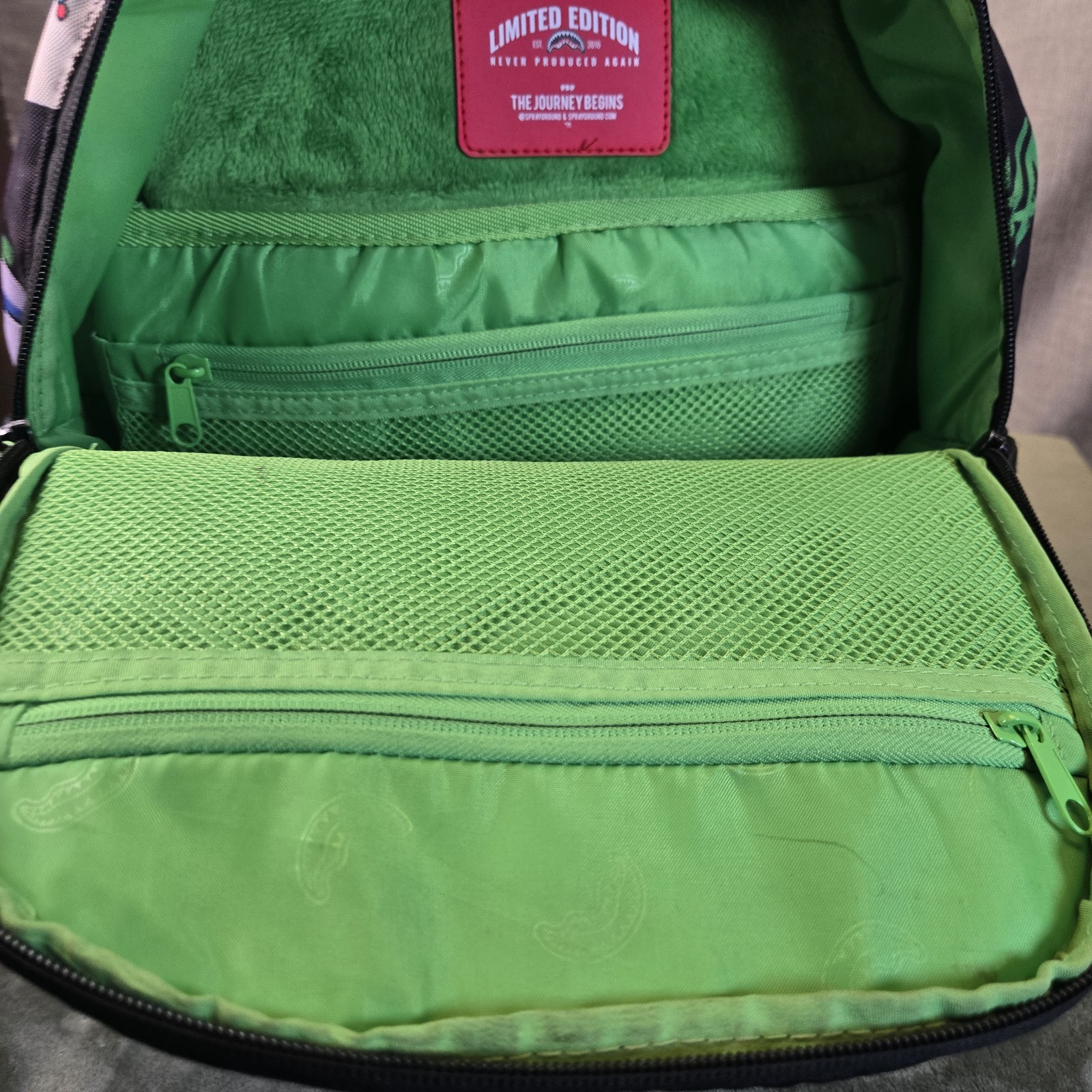 SPRAYGROUND THE JOKER HAHAHAHA BACKPACK / BATMAN BOOK BAG EUC