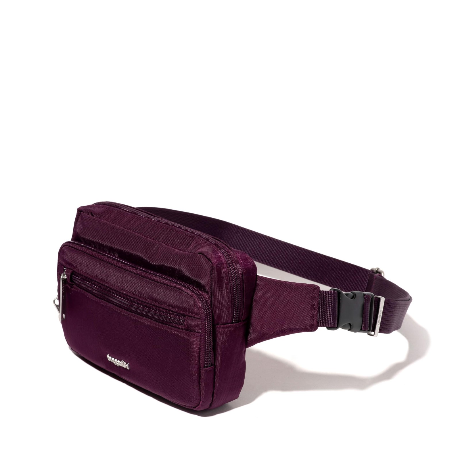 Baggallini Securtex Anti-theft Belt Bag 8.8″x5.5″ One Size, Mulberry