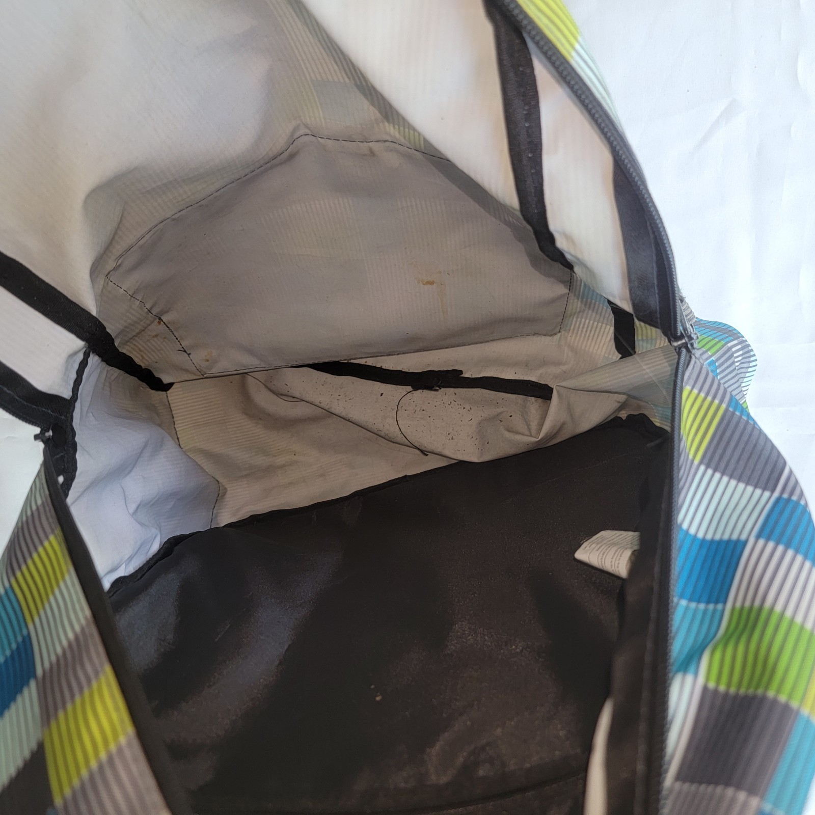 Dickies Backpack Blue Green Gray Plaid Padded Laptop School Travel Bag