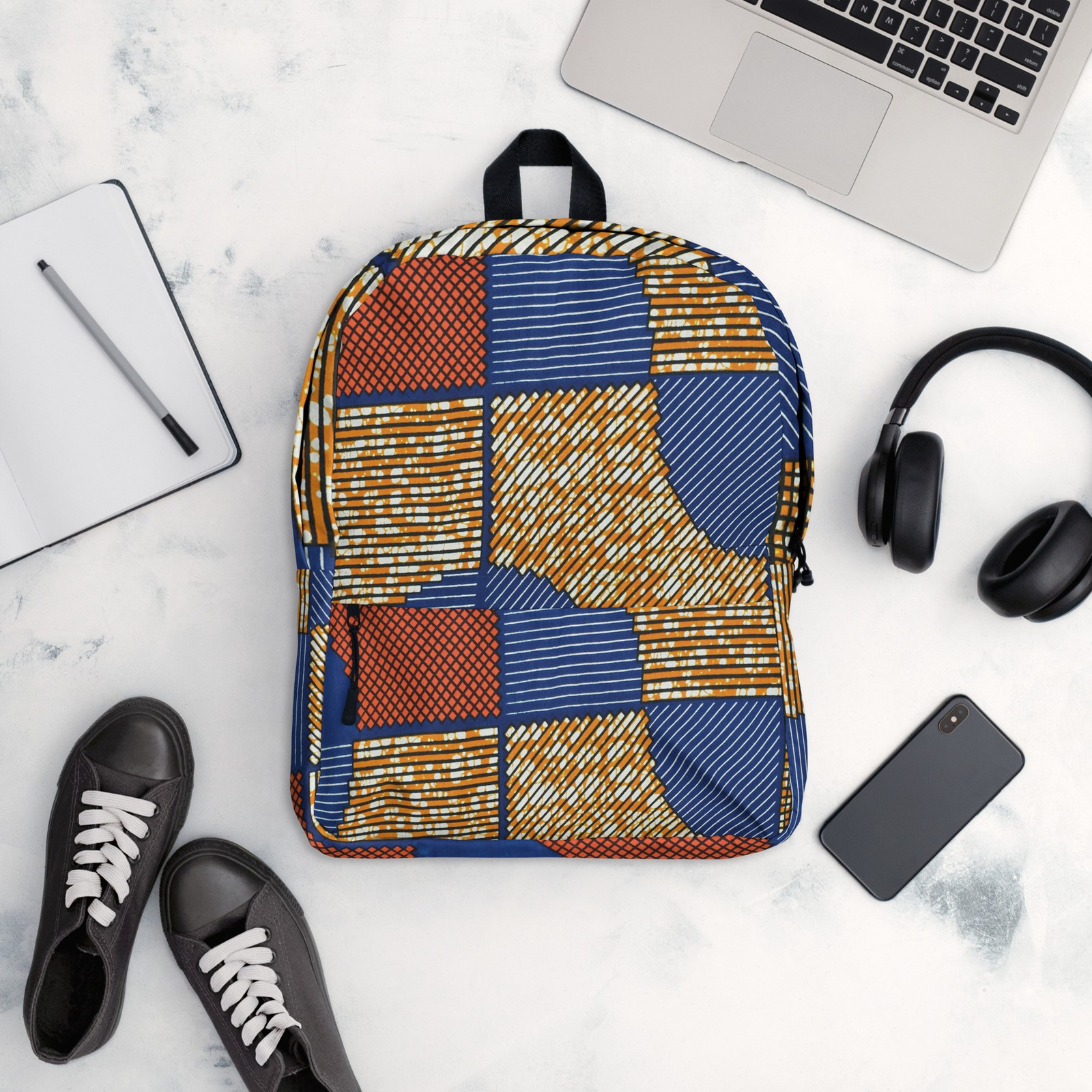 Vibrant Ankara/African Prints Patterned Backpack