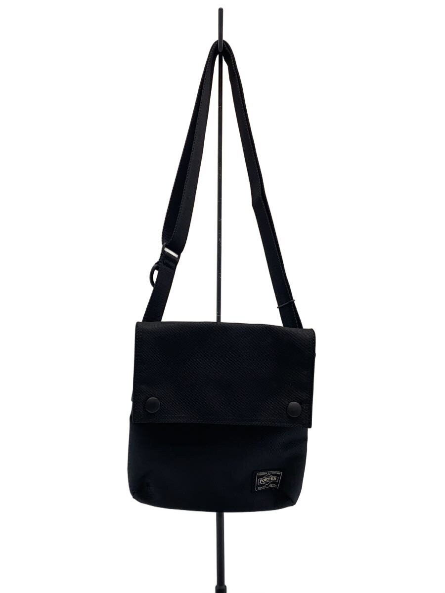 Authentic PORTER Black Shoulder Bag 19.5cm x 22cm Compact Crossbody