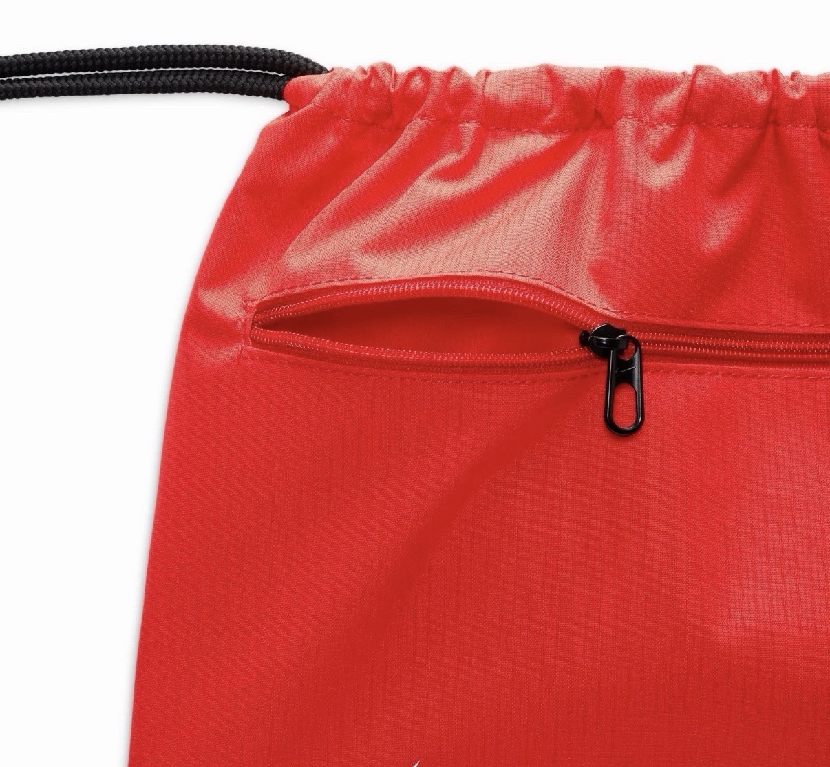 Nike Brasilia 9.5 Drawstring Backpack Bag RED Black Training Gym Sack DM3978 657