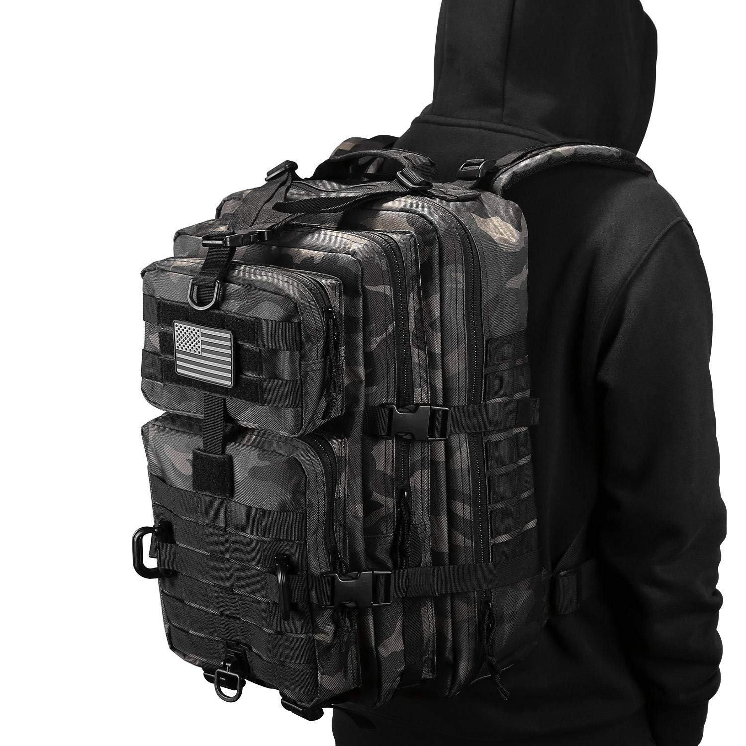 MOLLE Assault Pack, Tactical Backpack Military Army Camping Rucksack, 3-Day P…