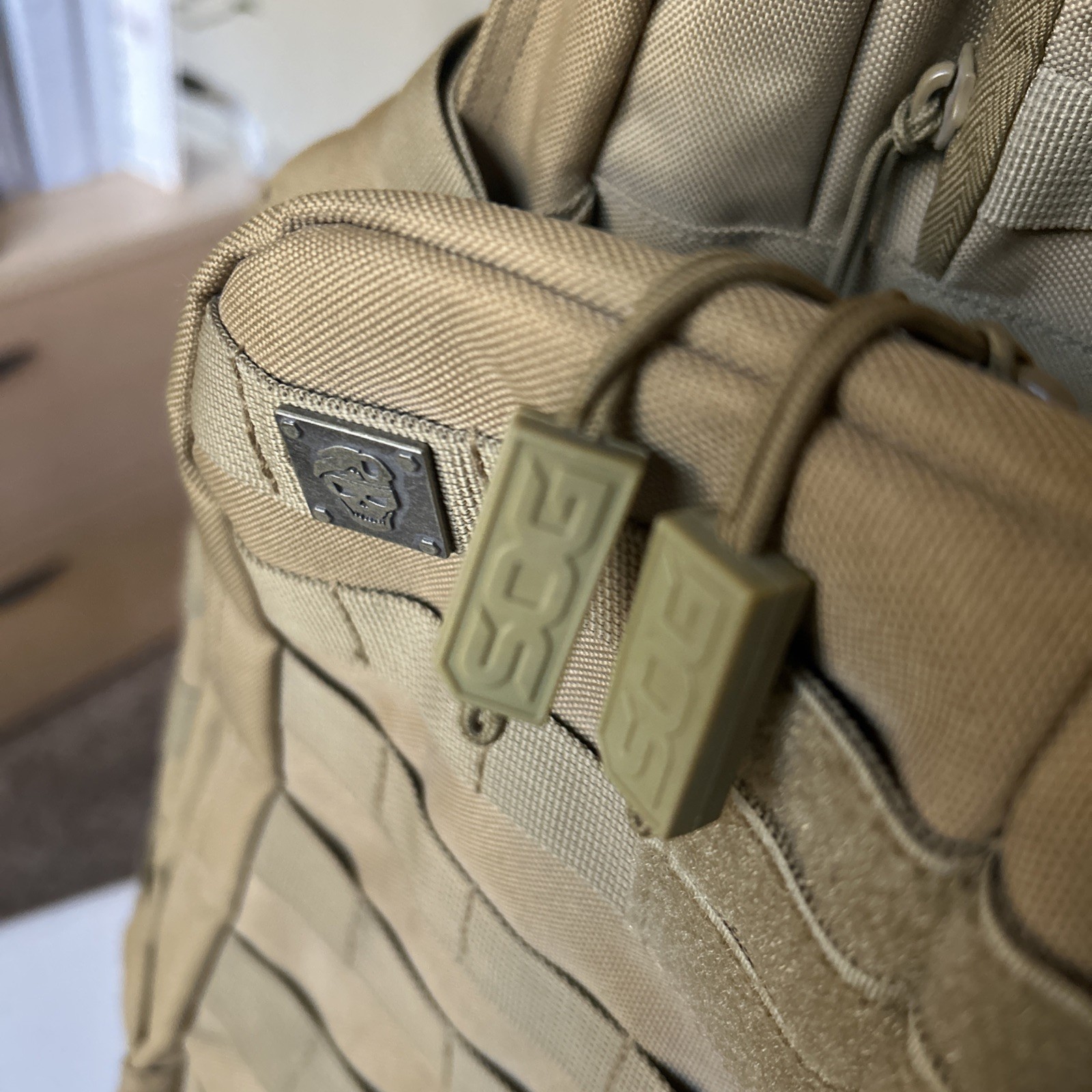 SOG Barrage Tactical Internal Frame Backpack 64.3-Liter Storage Coyote Tan