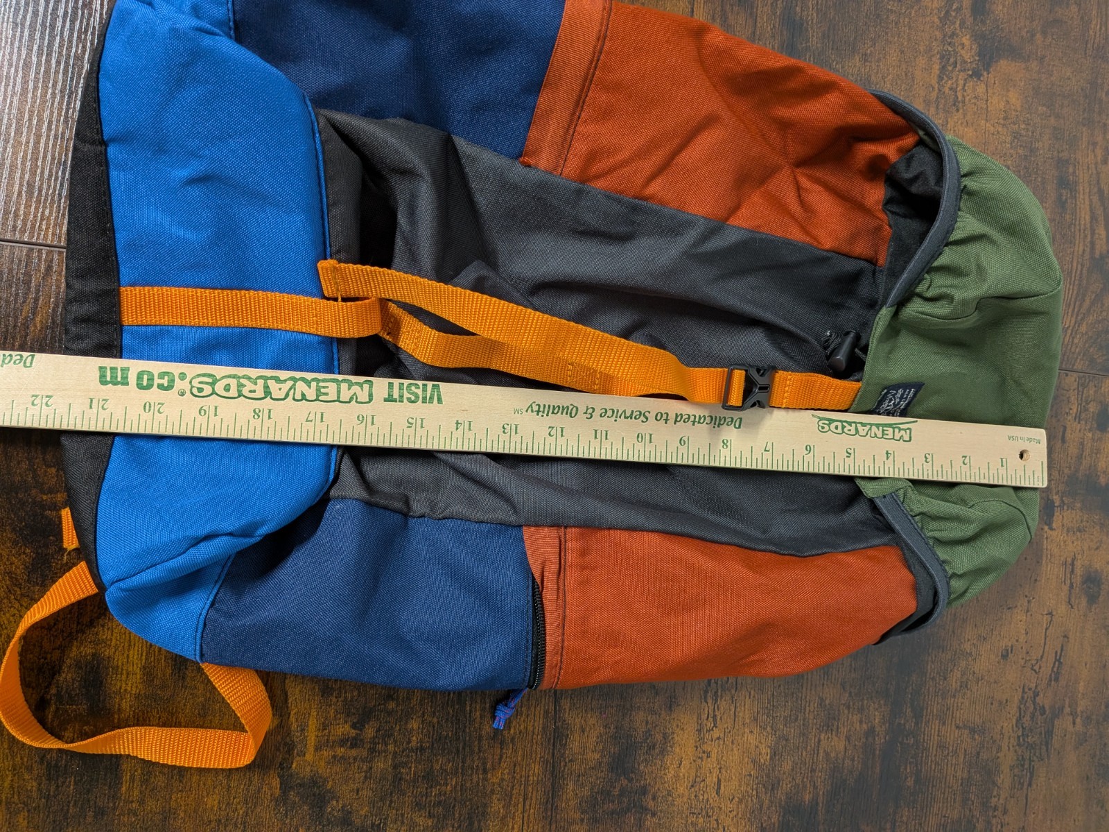 American Eagle Outfitters Hiking Backpack Multicolor Top Load AEO 2015 Retro