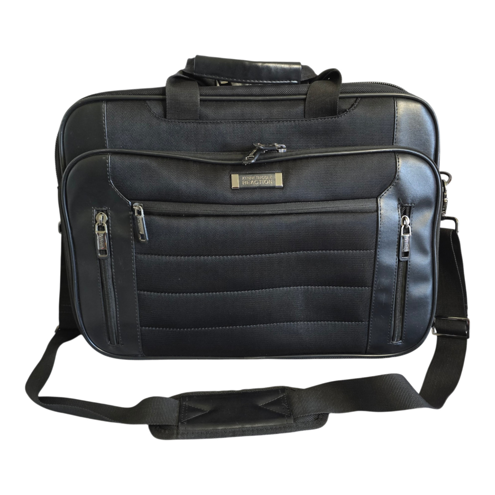 Kenneth Cole Reaction Keystone 1680d Polyester 17″ Laptop Bag Checkpoint Ready!