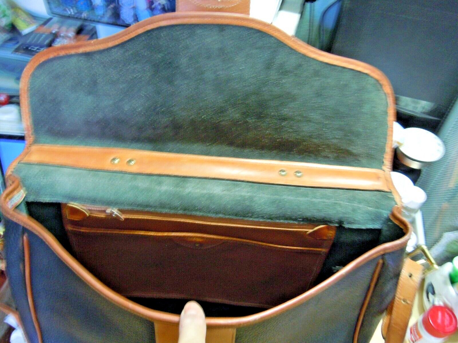 Vintage Dooney & Bourke Laptop / Briefcase Messenger USA #3 (on sale)