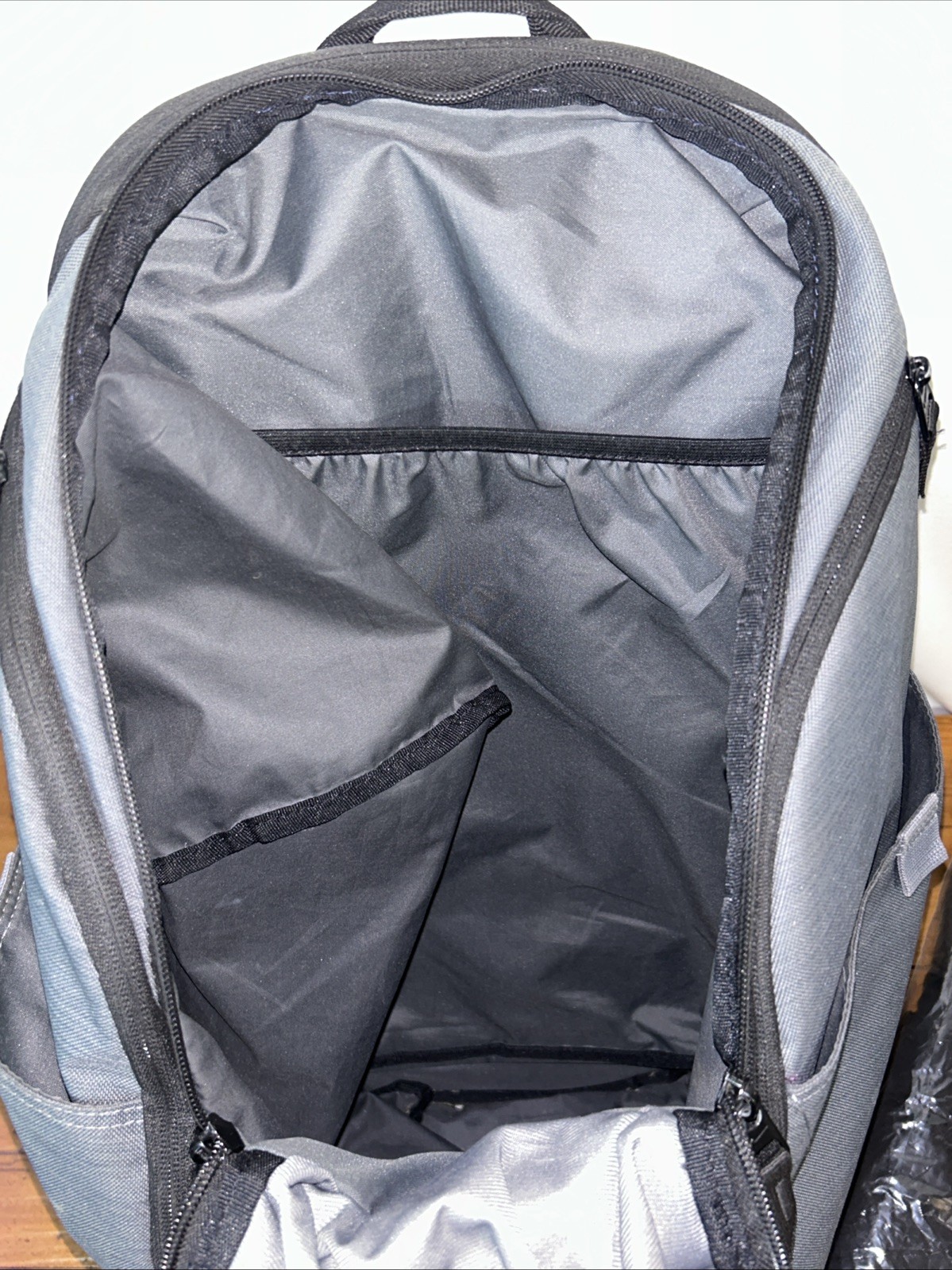Nike Hoops Elite Pro Backpack Gray Black Basketball School Laptop BA5554 011