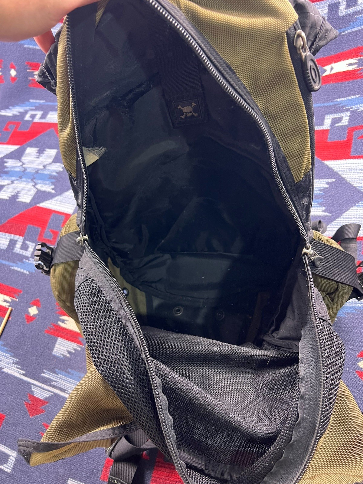 Vtg Oakley Icon Backpack Tactical 90s Y2K USA Software Carry On Olive 2.0 3.0