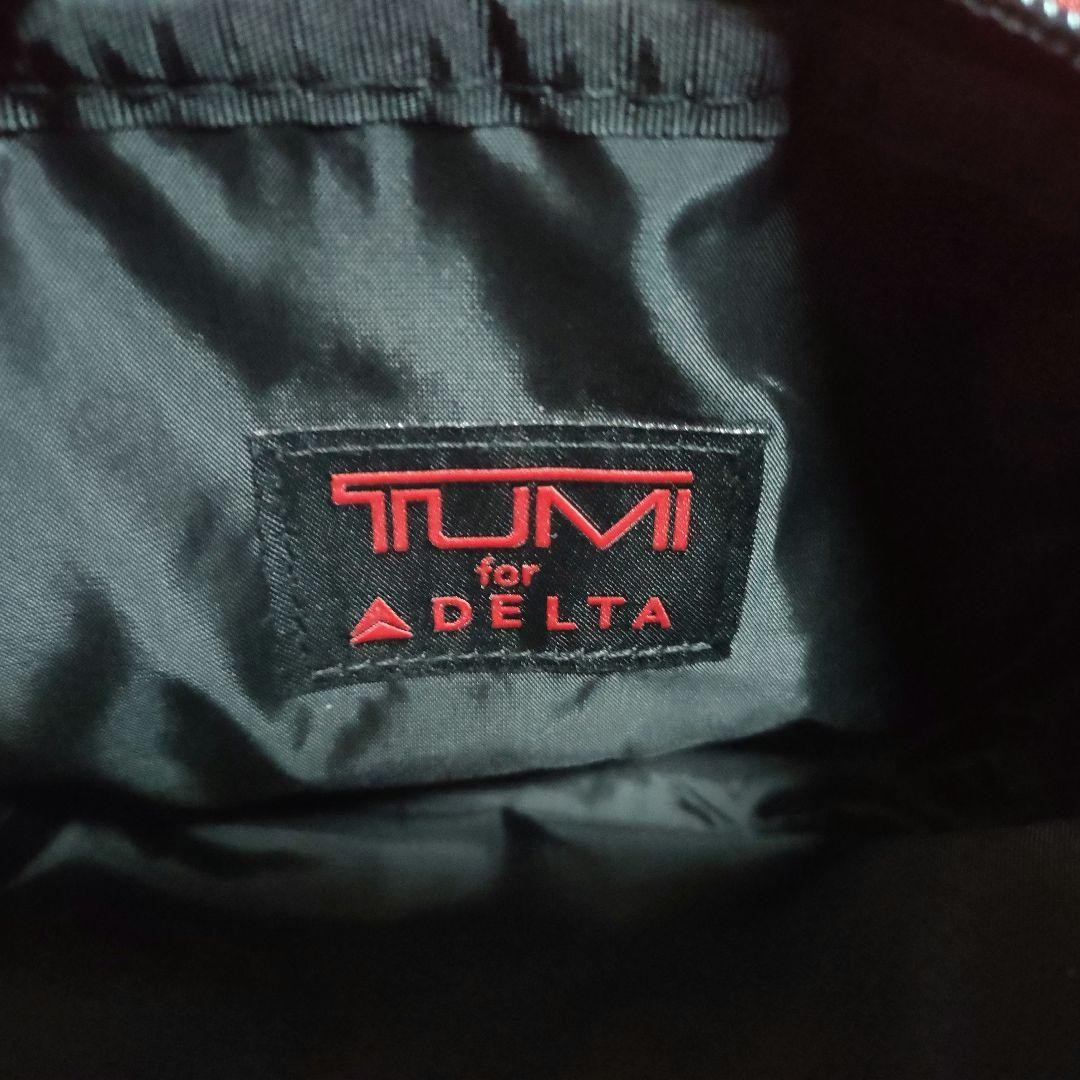 [Good Condition] TUMI Travel Pouch Black Accessory Case Delta Air Lines