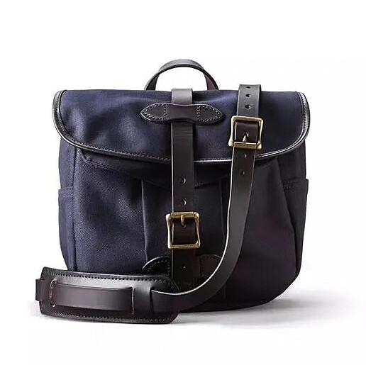 Messenger Bag Waterproof Olefin Canvas Cowhide Shoulder Strap Unisex Retro Bag