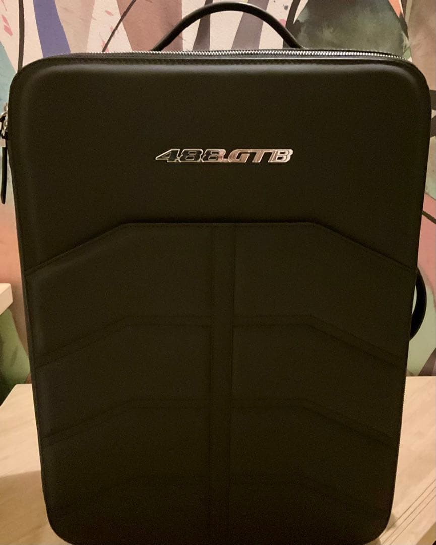 Rare Ferrari 488 GTB Owner Limited Suitcase Carry bag Black Unused Novelty