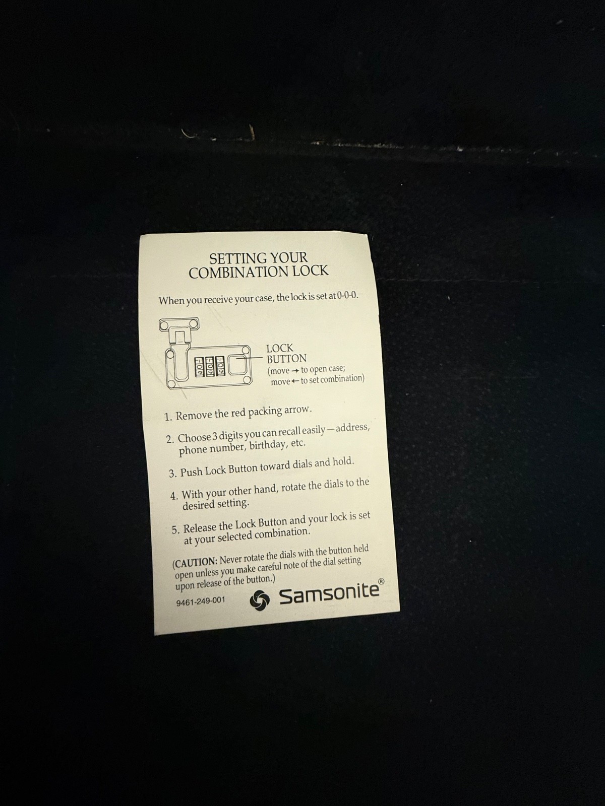 Vintage Samsonite OMEGA GL Hard Shell Briefcase Attache Business Case Combo Lock