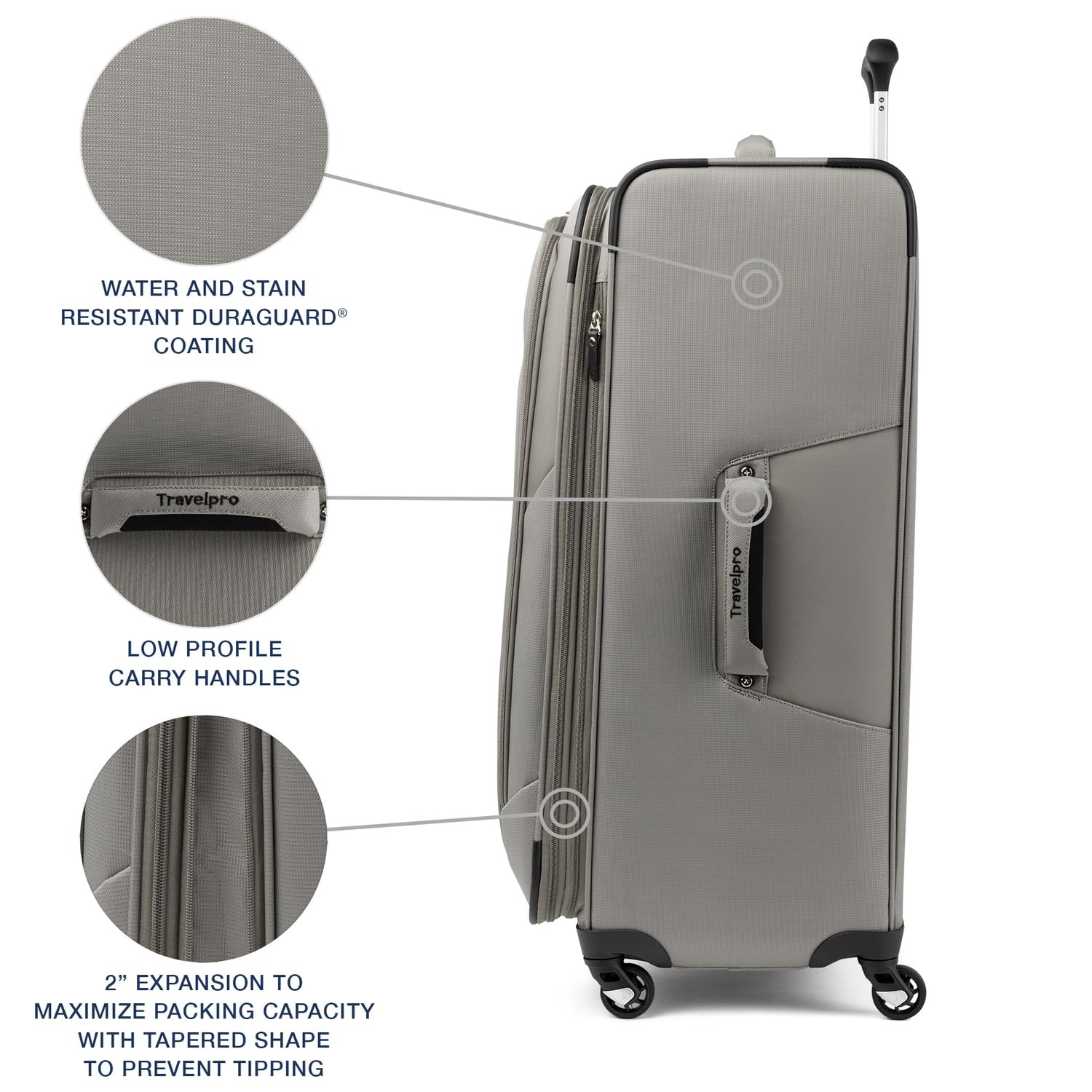 Travelpro Maxlite 5 Softside Expandable Luggage with 4 Spinner Wheels 29 Inch U3